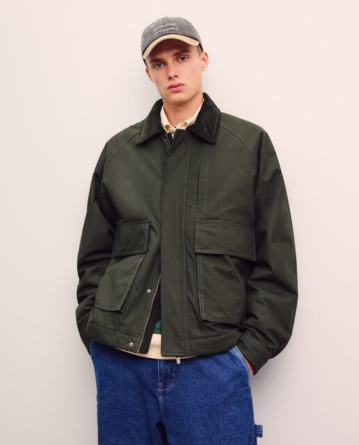 Imagen 0 de Cazadora corta cuello pana hombre