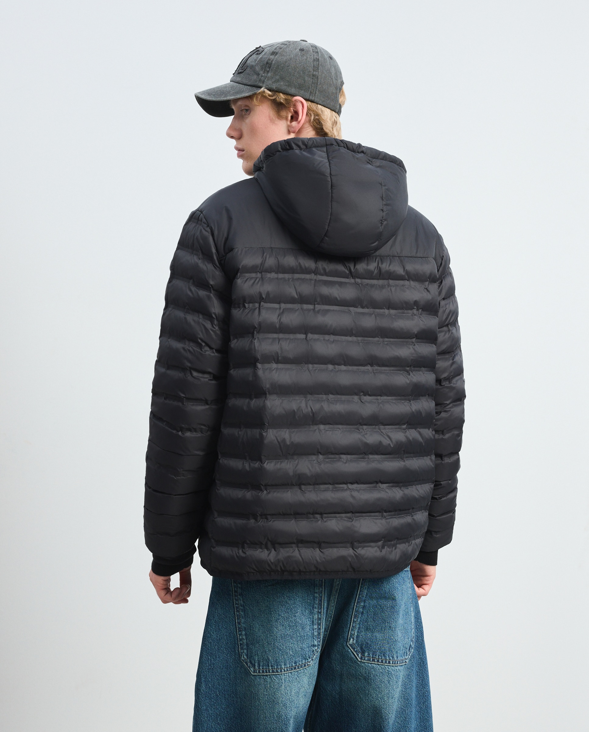 Imagen 3 de Cazadora plumas light de hombre - Green Coast - Negro Negro