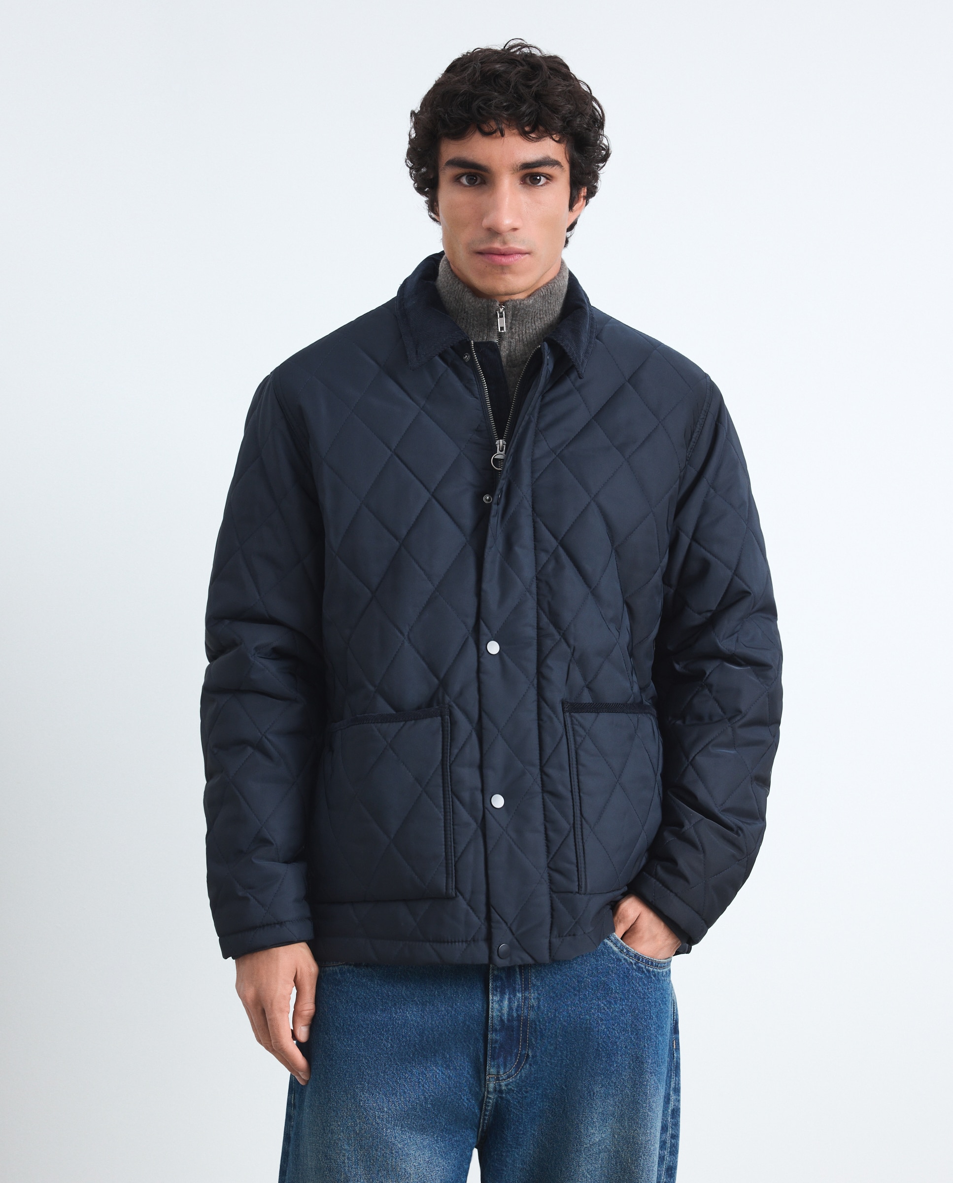 Chaquetón hombre estilo husky - Green Coast - Azul marino Azul marino-2