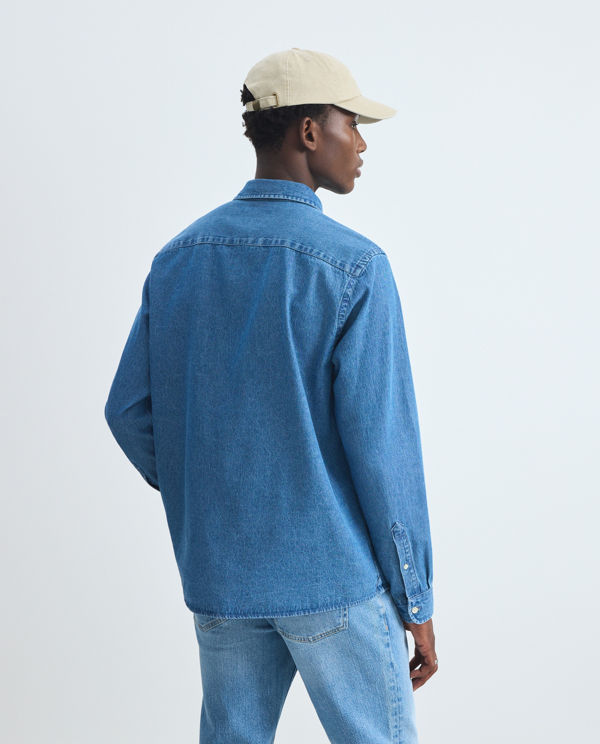 Imagen 3 de Camisa denim hombre - Green Coast - Azul pálido Azul pálido