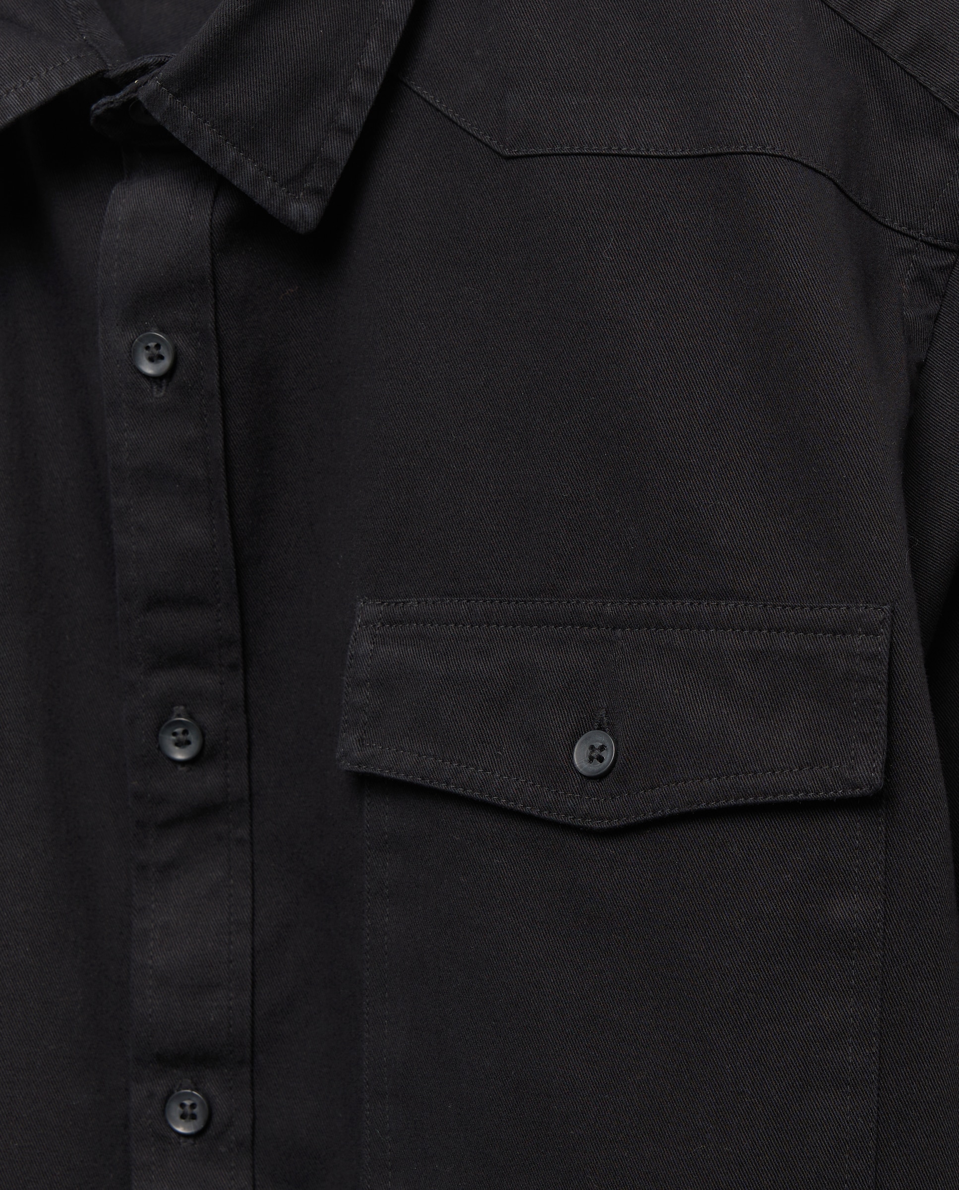 Camisa de Ganga Preto Intenso-5