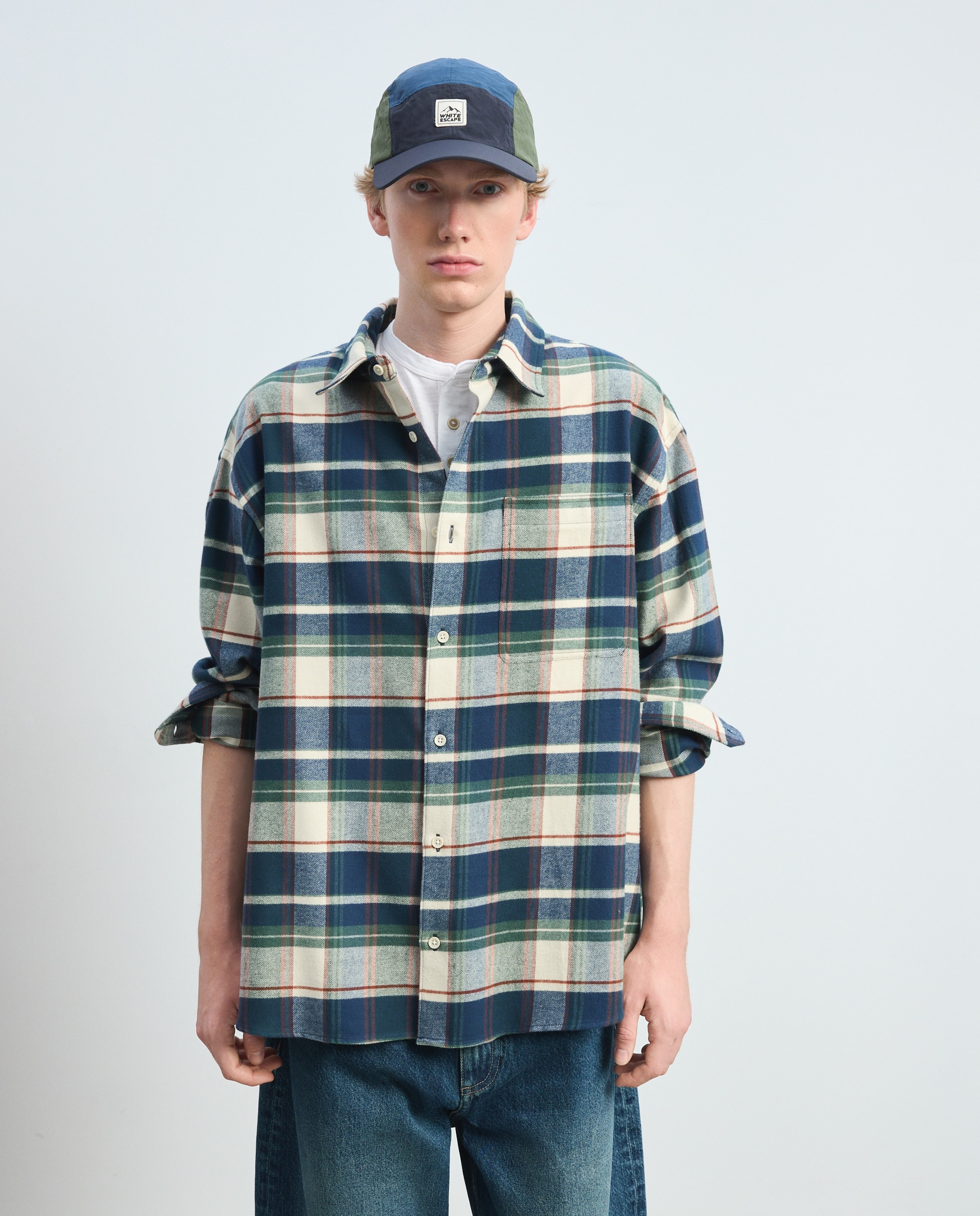 Imagen 2 de Camisa de hombre de manga larga - Green Coast - Verde Verde