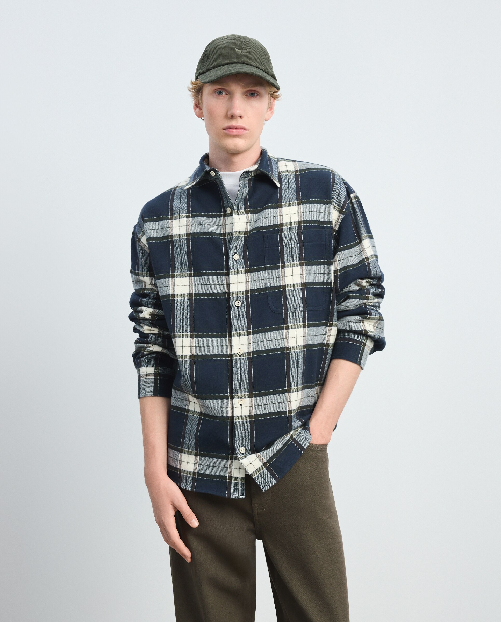 Imagen 2 de Camisa de hombre de manga larga - Green Coast - Negro Negro