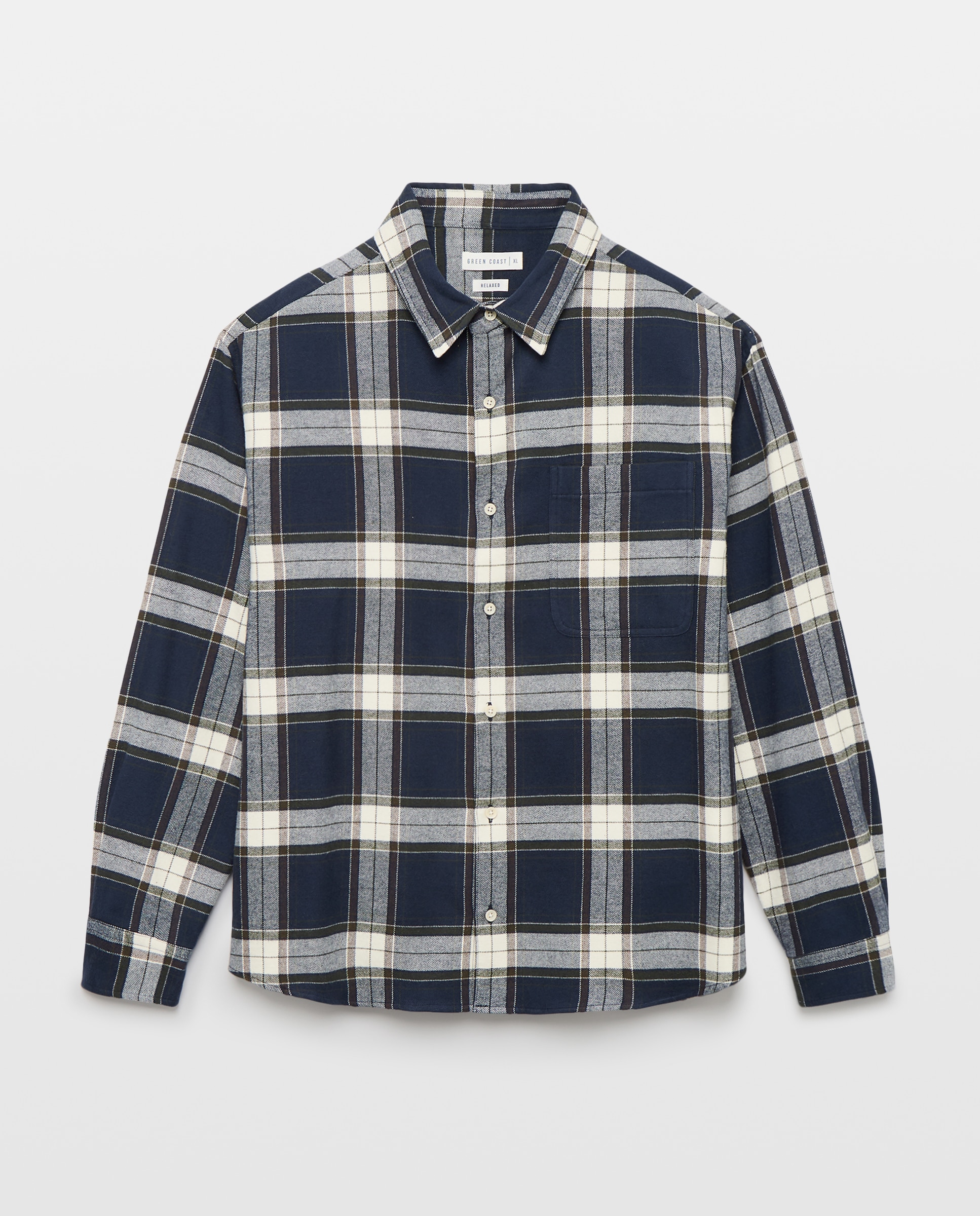 Imagen 4 de Camisa de hombre de manga larga - Green Coast - Negro Negro