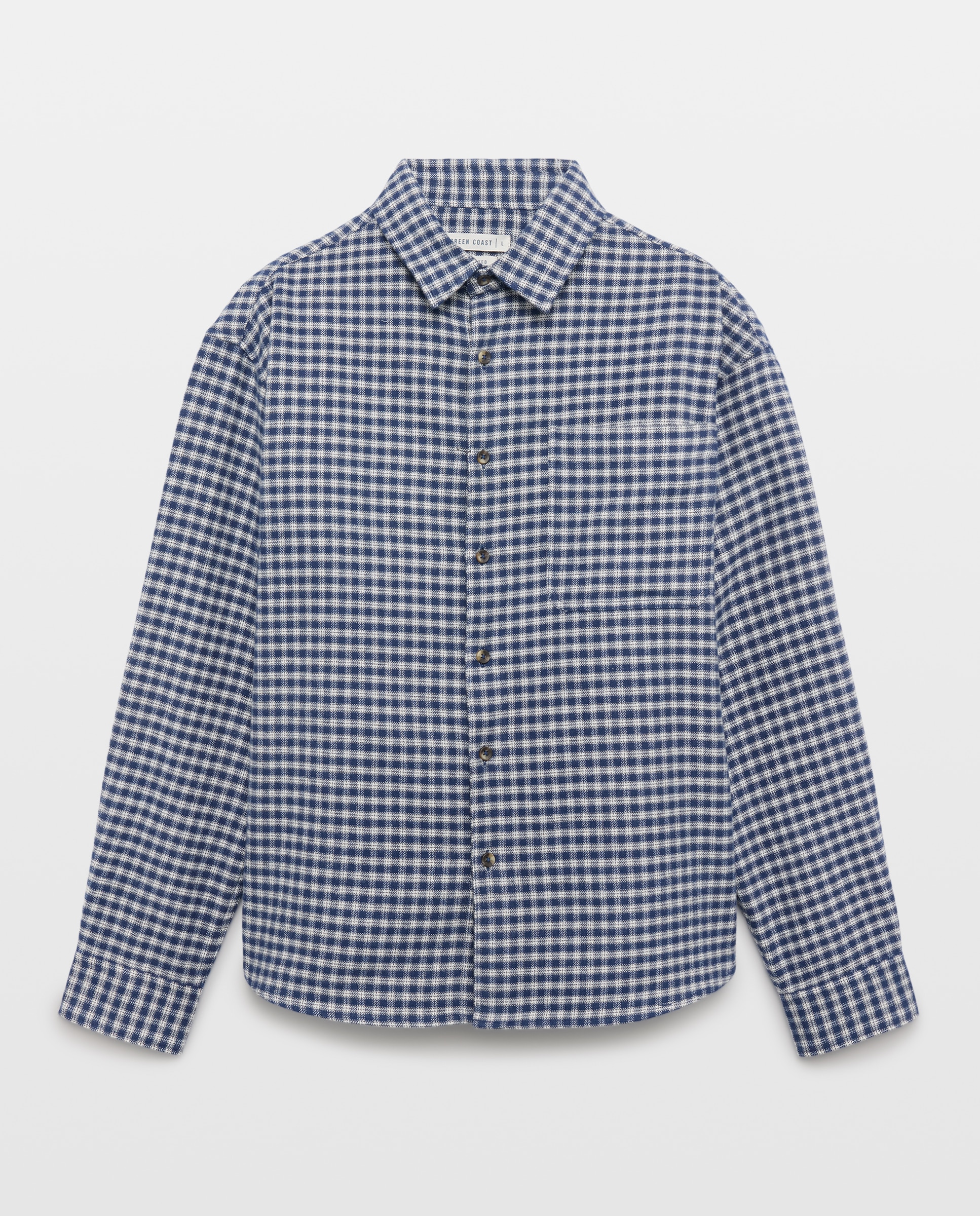 Imagem 0 de Camisa de Manga Comprida aos Quadrados