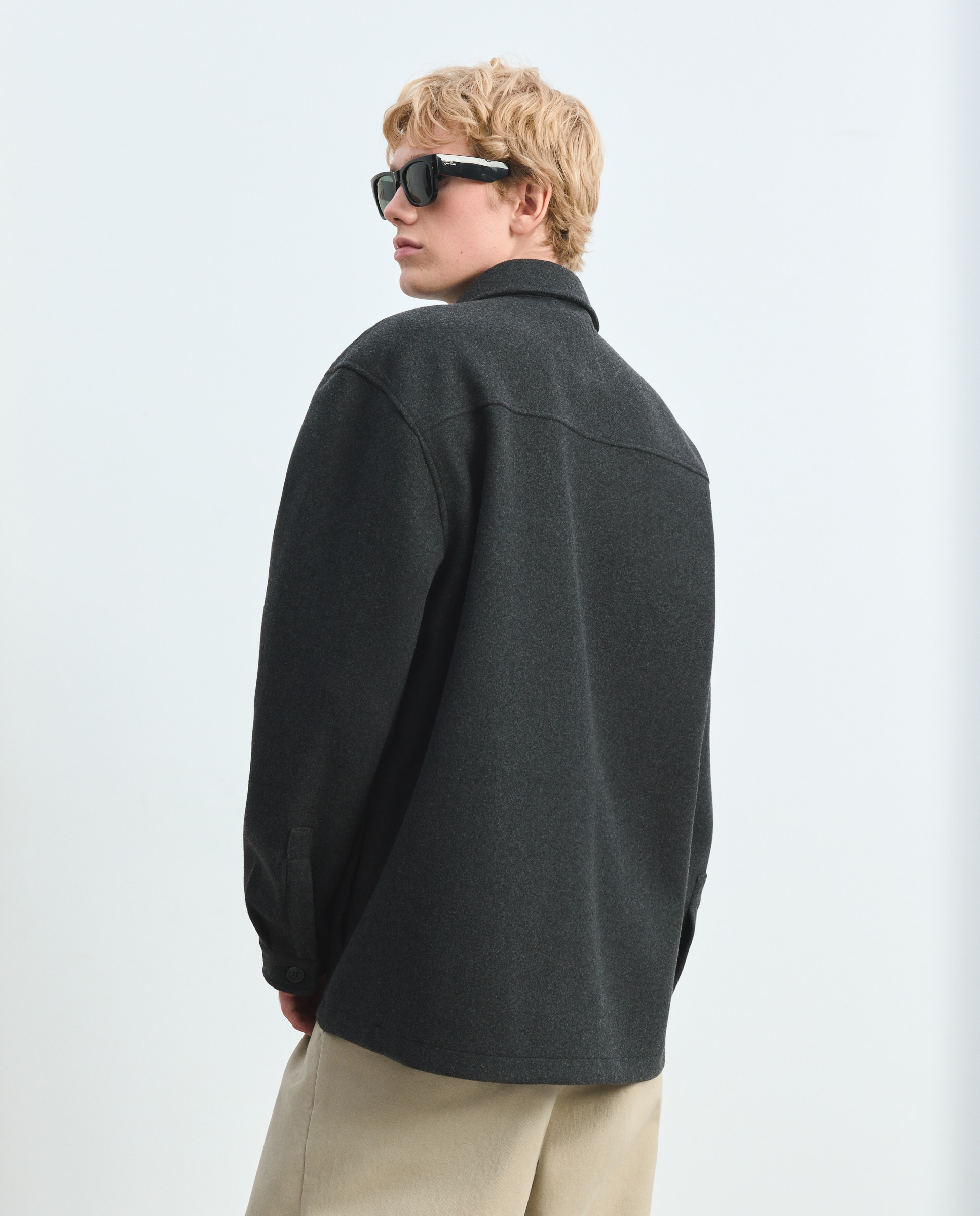 Sobrecamisa Lisa 830 Antracite-3