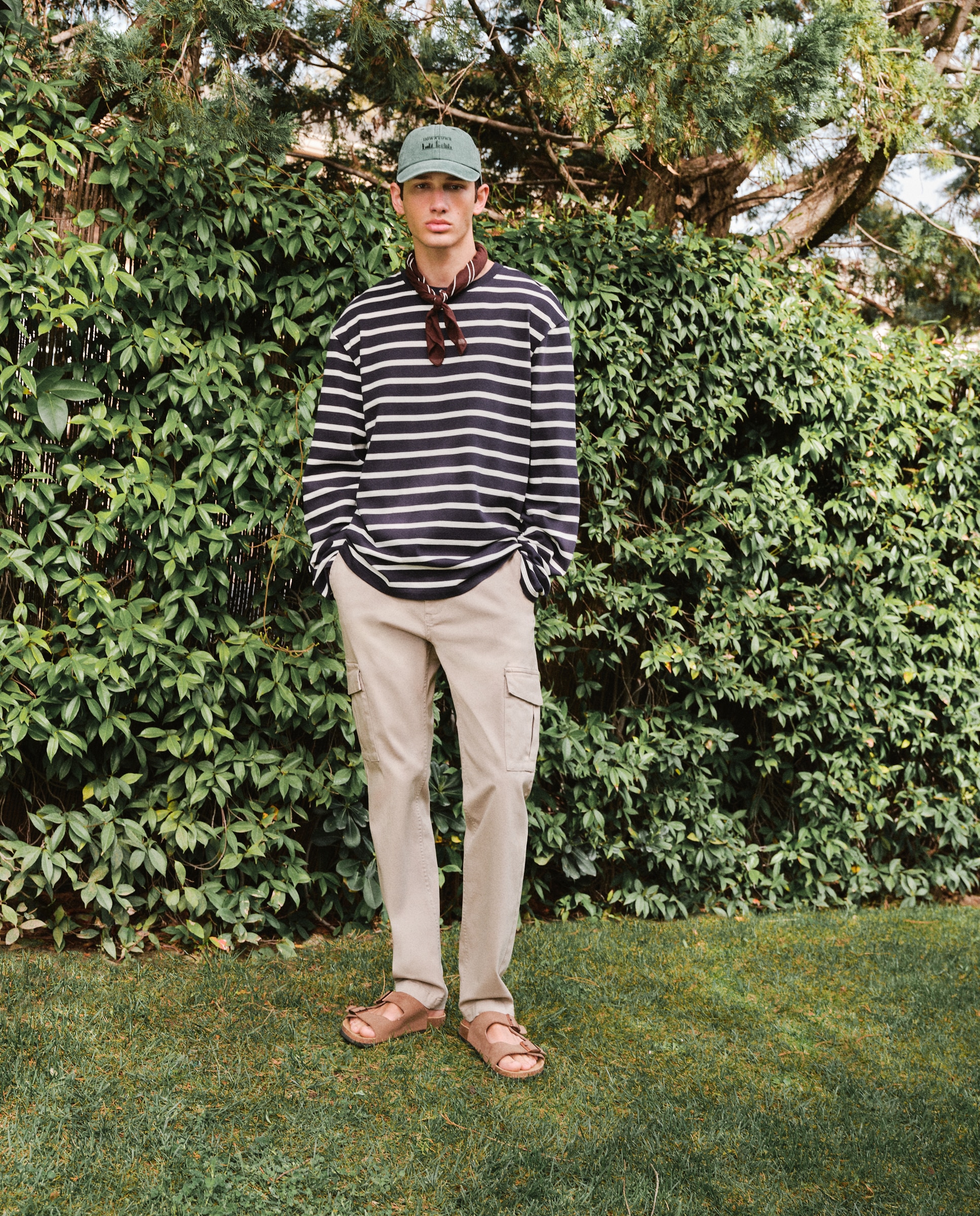 Pantalón cargo de hombre - Green Coast - Gris claro Gris claro-1