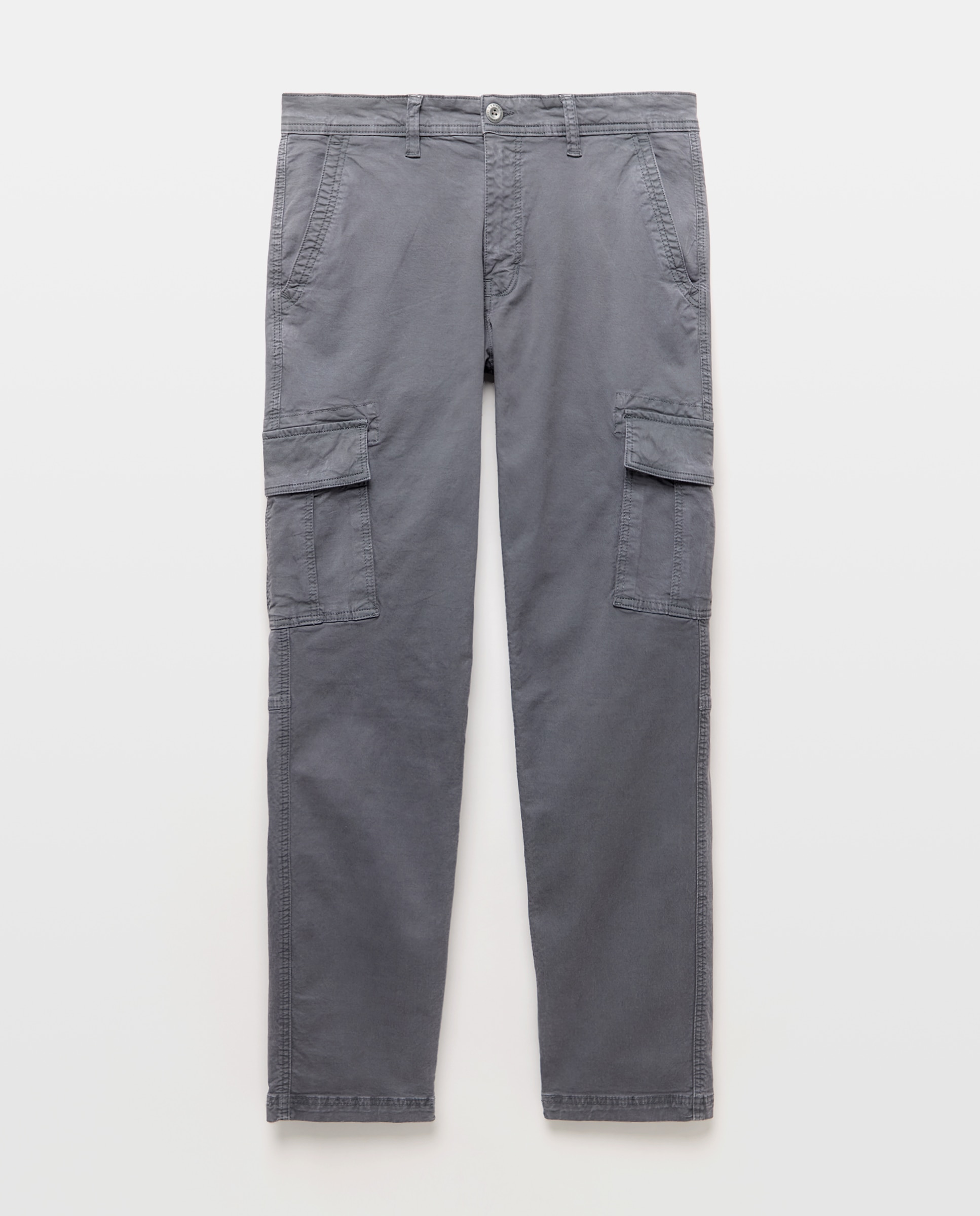 Pantalón de hombre multibolsillos de algodón. - Green Coast - Azul oscuro Azul oscuro-4