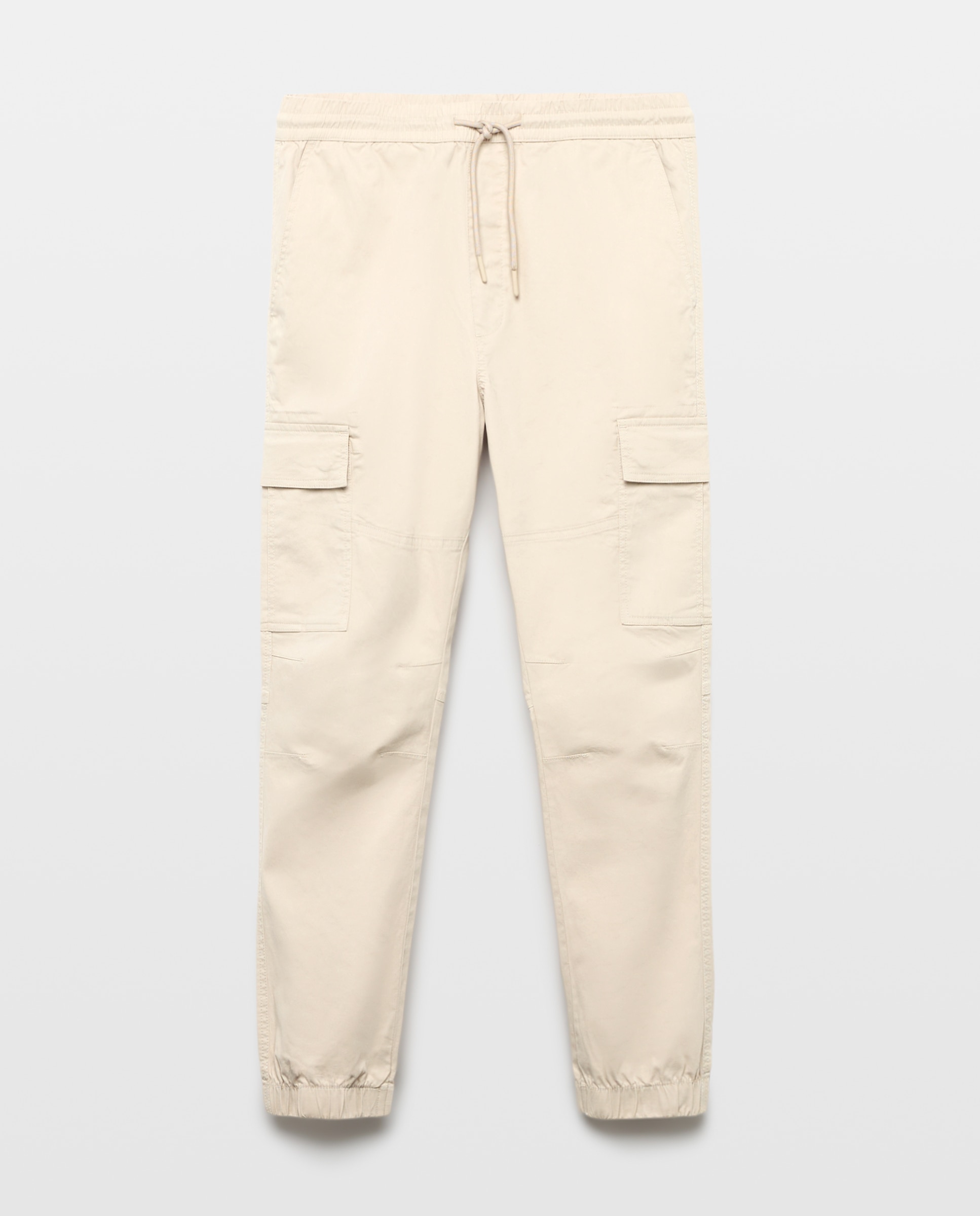 Imagen 4 de Pantalón de hombre multibolsillos con goma en el bajo. - Green Coast - Hielo Hielo