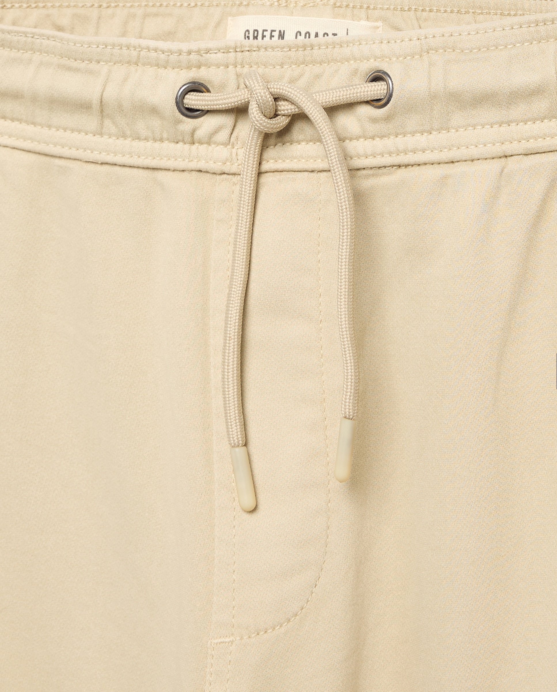 Pantalón de hombre tipo chino con goma en el bajo - Green Coast - Beige Beige-5