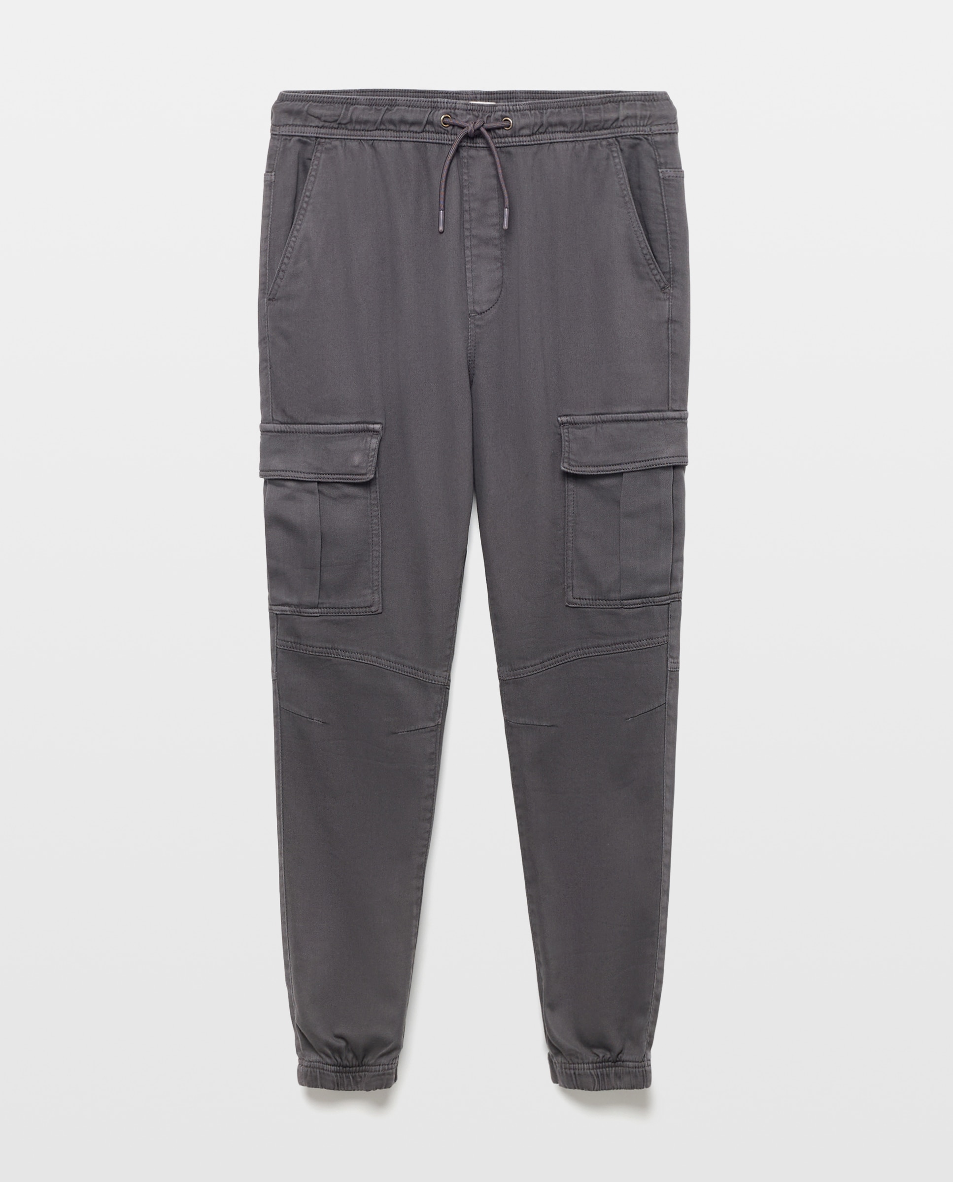 Pantalón de hombre tipo chino con goma en el bajo - Green Coast - 830 Antracita 830 Antracita-4