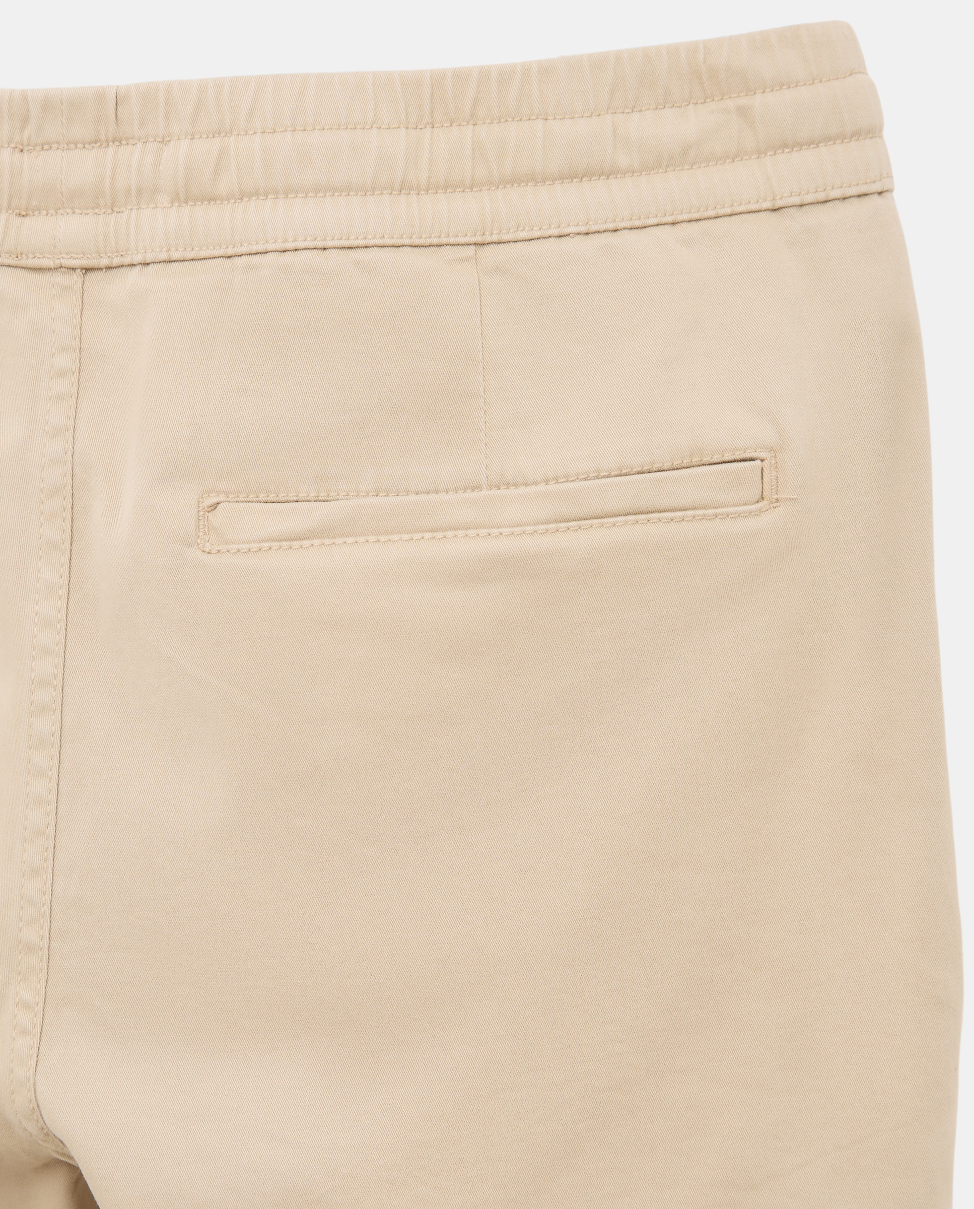Pantalón de hombre tipo chino con goma en el bajo - Green Coast - Tostado Tostado-5