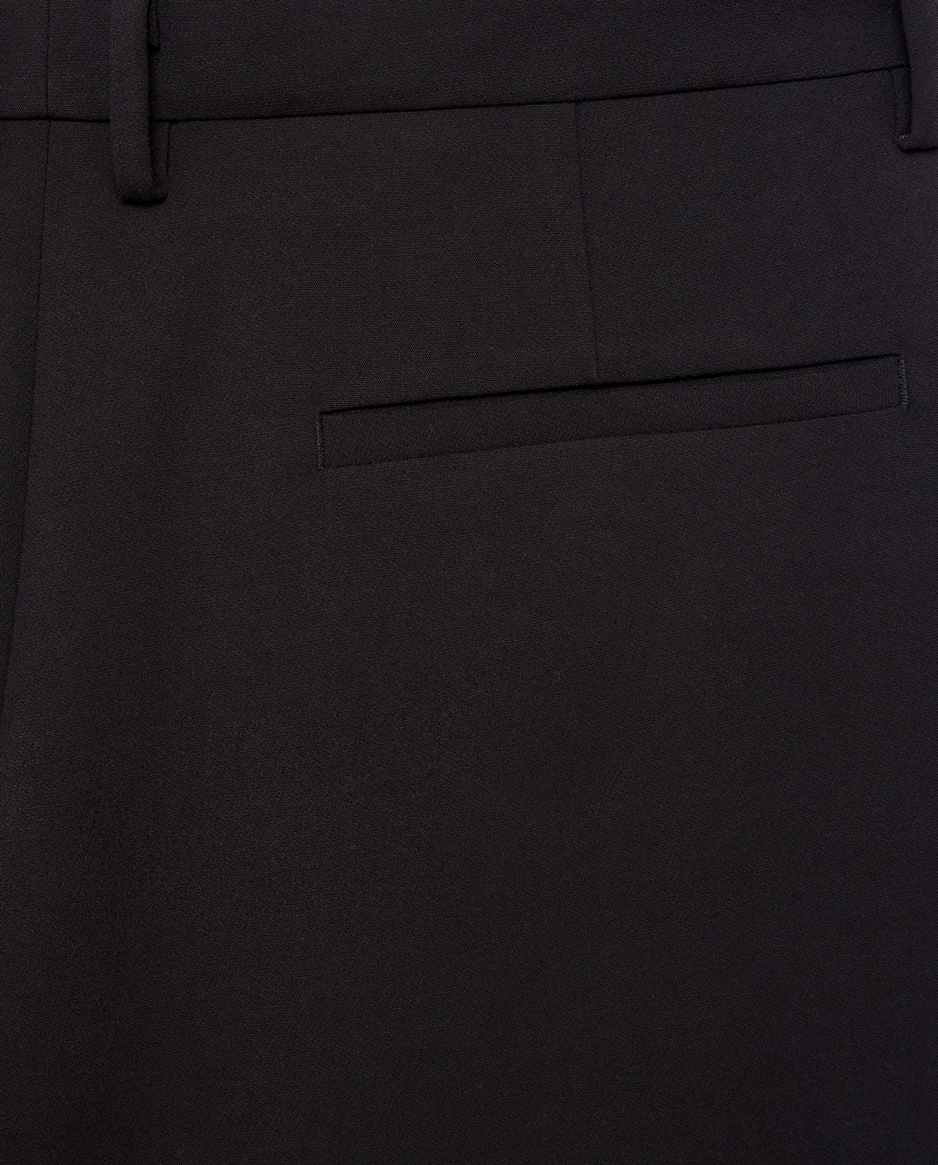 Pantalón de hombre chino pinzas. - Green Coast - Negro Negro-5