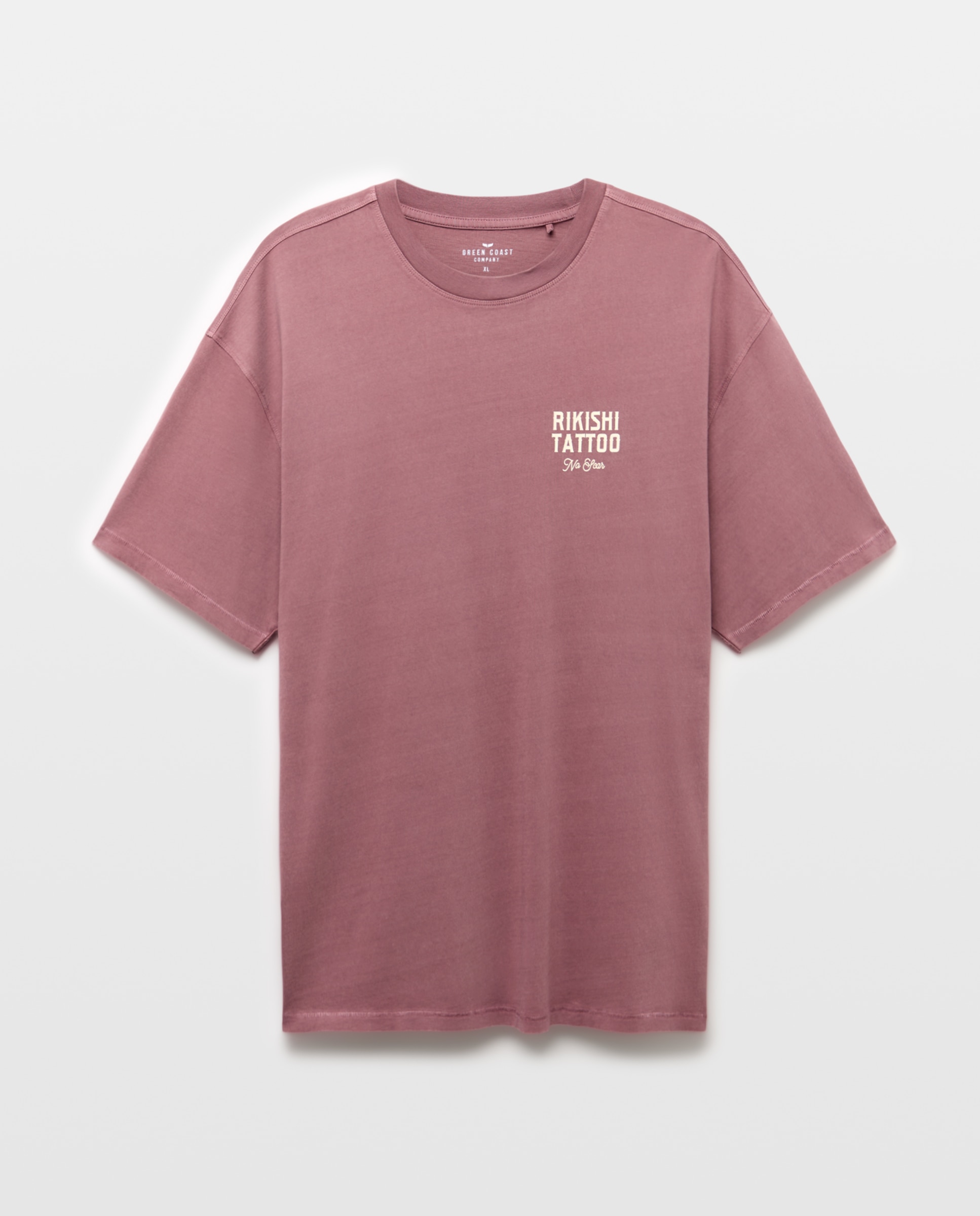Imagen 4 de Camiseta hombre manga corta garment dye print - Green Coast - Rosa Rosa