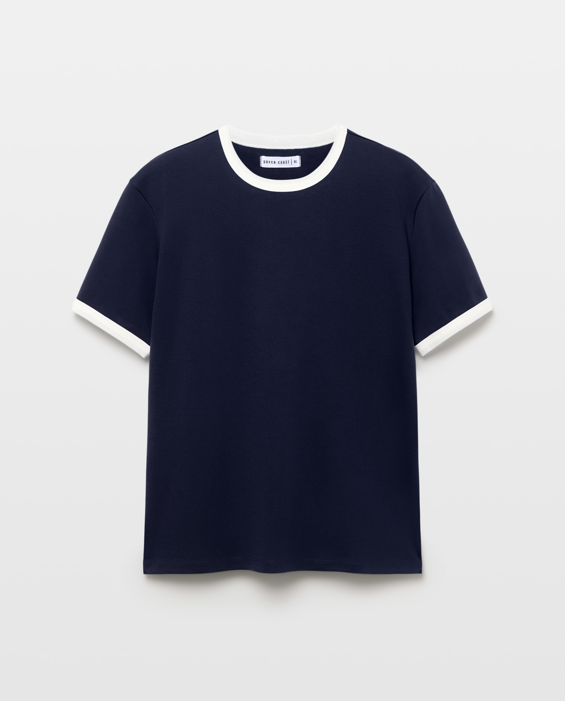 Camiseta manga corta retro - Green Coast - Azul marino Azul marino-4