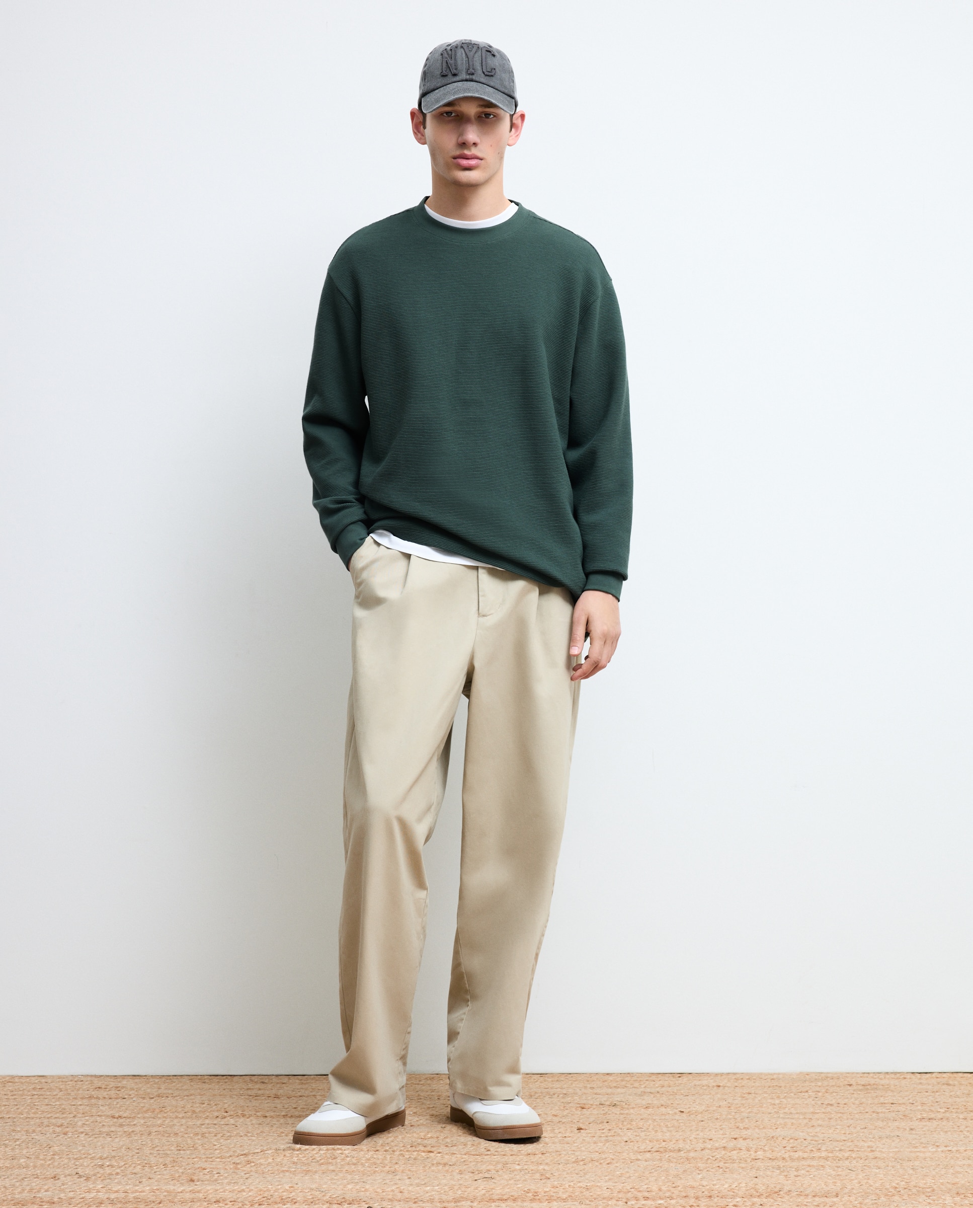 Imagen 1 de Camiseta hombre manga larga ottoman - Green Coast - Verde billar Verde billar