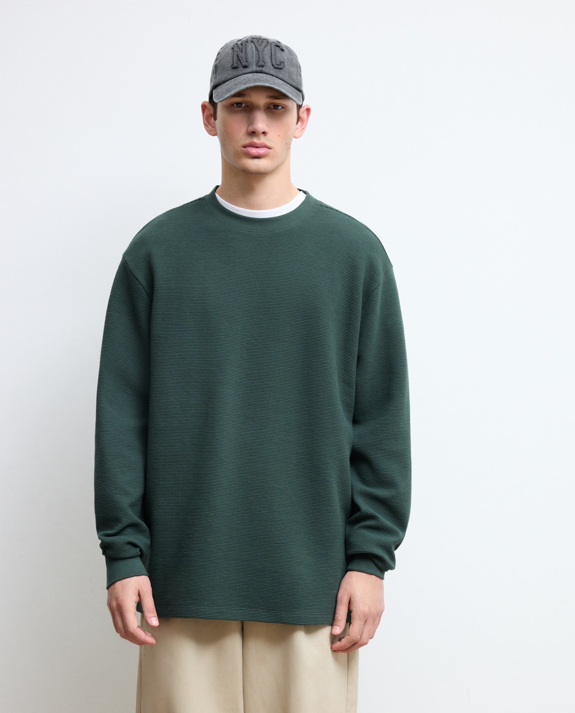 Imagen 2 de Camiseta hombre manga larga ottoman - Green Coast - Verde billar Verde billar