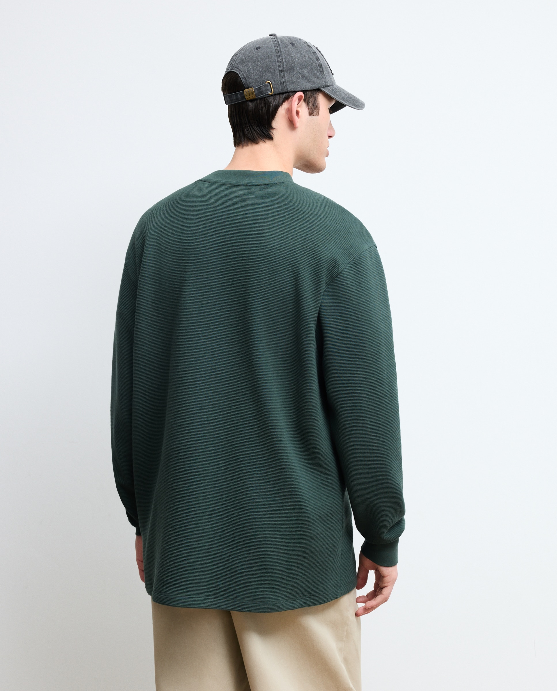 Imagen 3 de Camiseta hombre manga larga ottoman - Green Coast - Verde billar Verde billar
