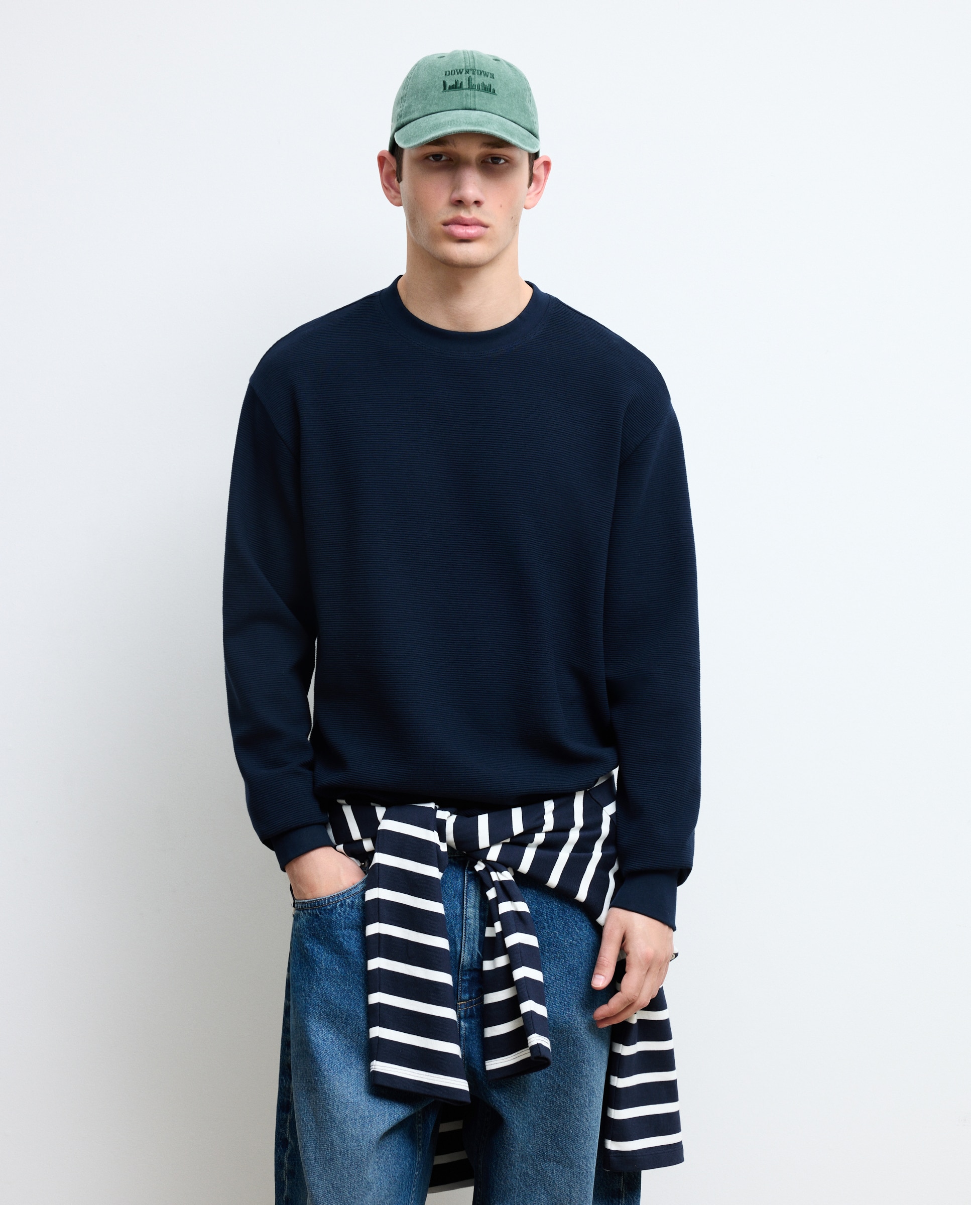 Imagen 1 de Camiseta  hombre manga larga ottoman Azul marino