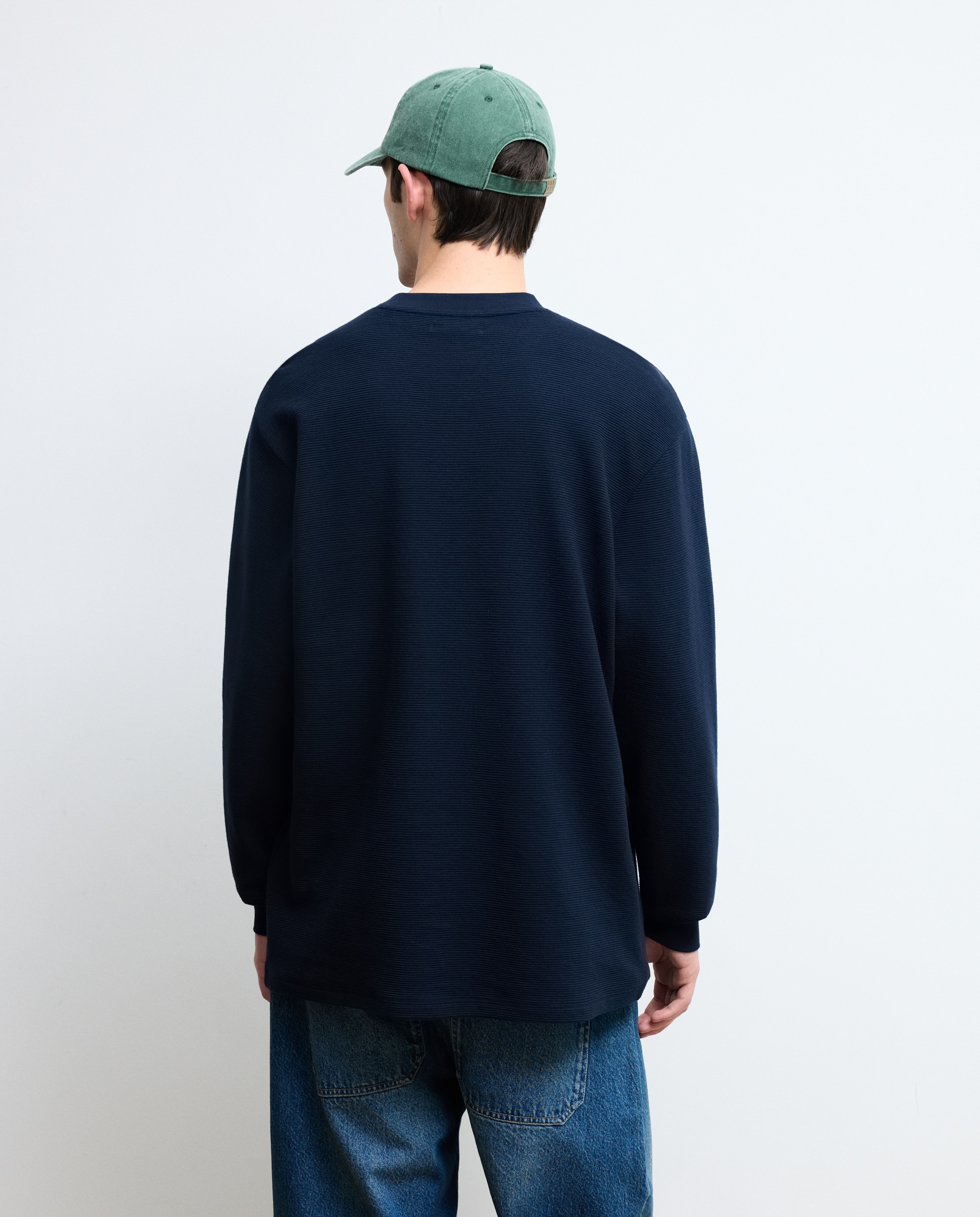 Imagen 3 de Camiseta hombre manga larga ottoman - Green Coast - Azul marino Azul marino