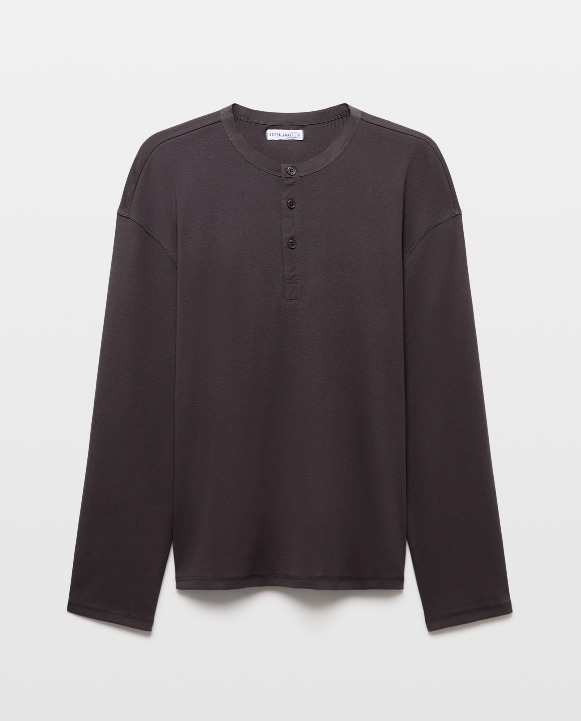 Camisola de Manga Comprida com Gola Tipo Padeiro 830 Antracite-4