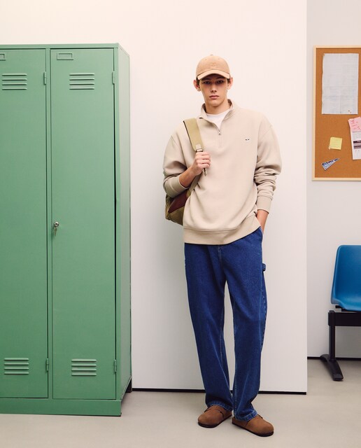 Imagem 0 de Sweatshirt de Gola Alta com Fecho de Correr