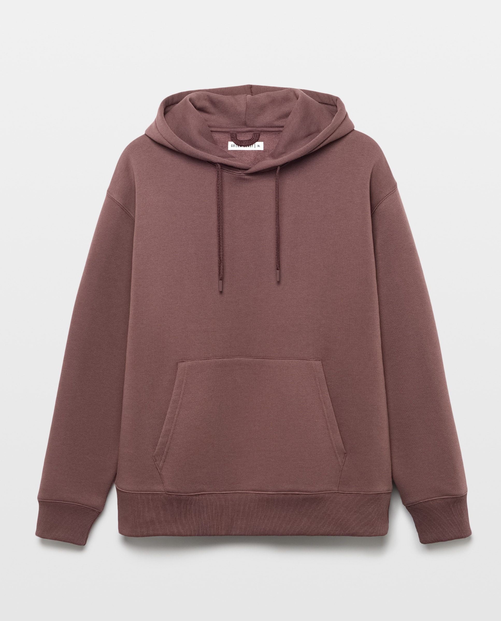 Sudadera de hombre con capucha lisa - Green Coast - Ciruela Ciruela-4