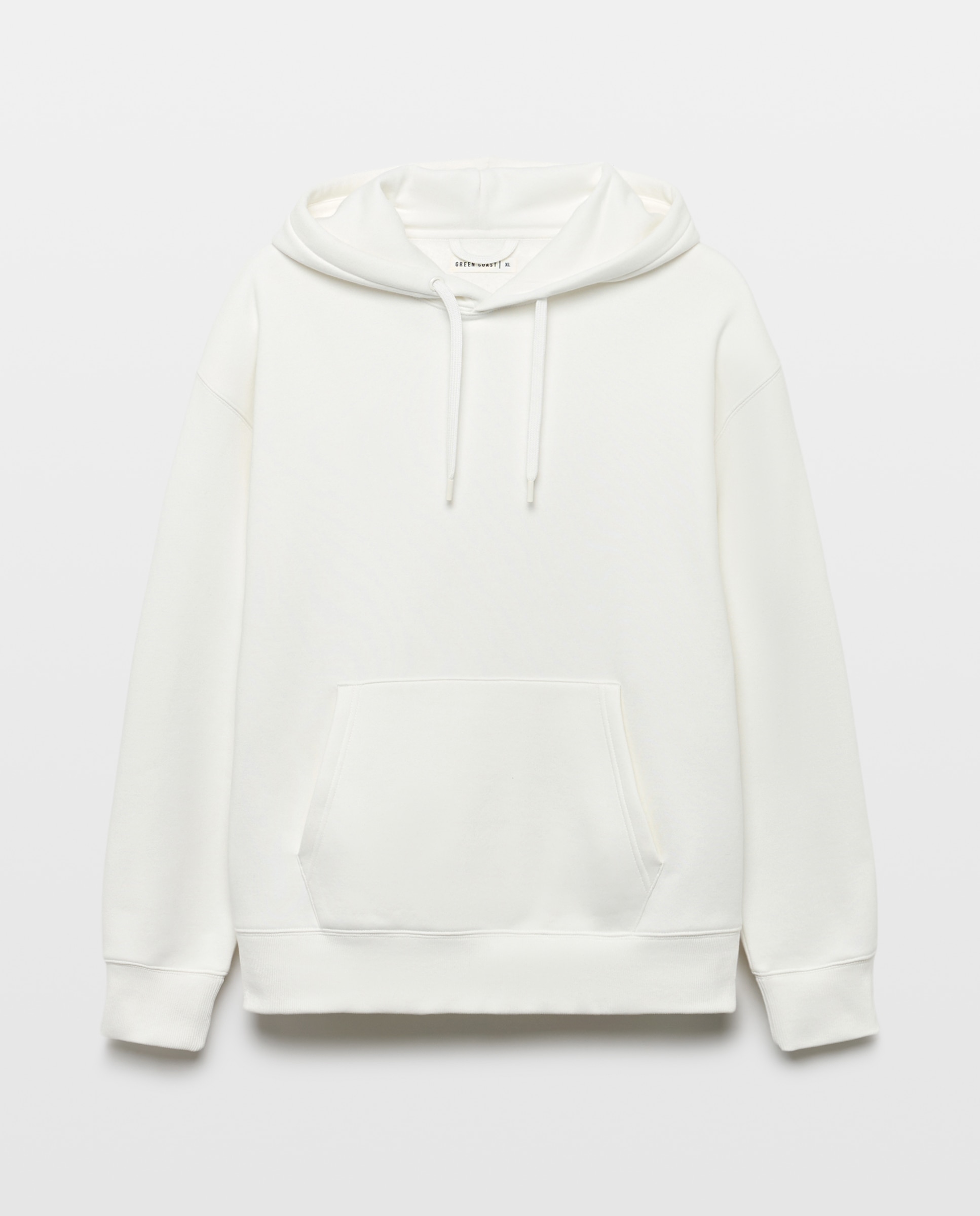 Sudadera de hombre con capucha lisa - Green Coast - Blanco roto Blanco roto-4