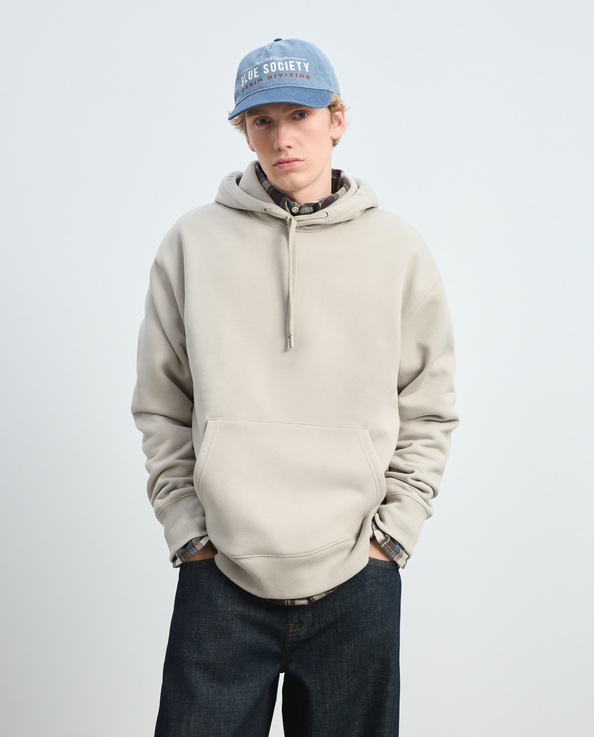 Sudadera de hombre con capucha lisa - Green Coast - 850 Piedra 850 Piedra-1