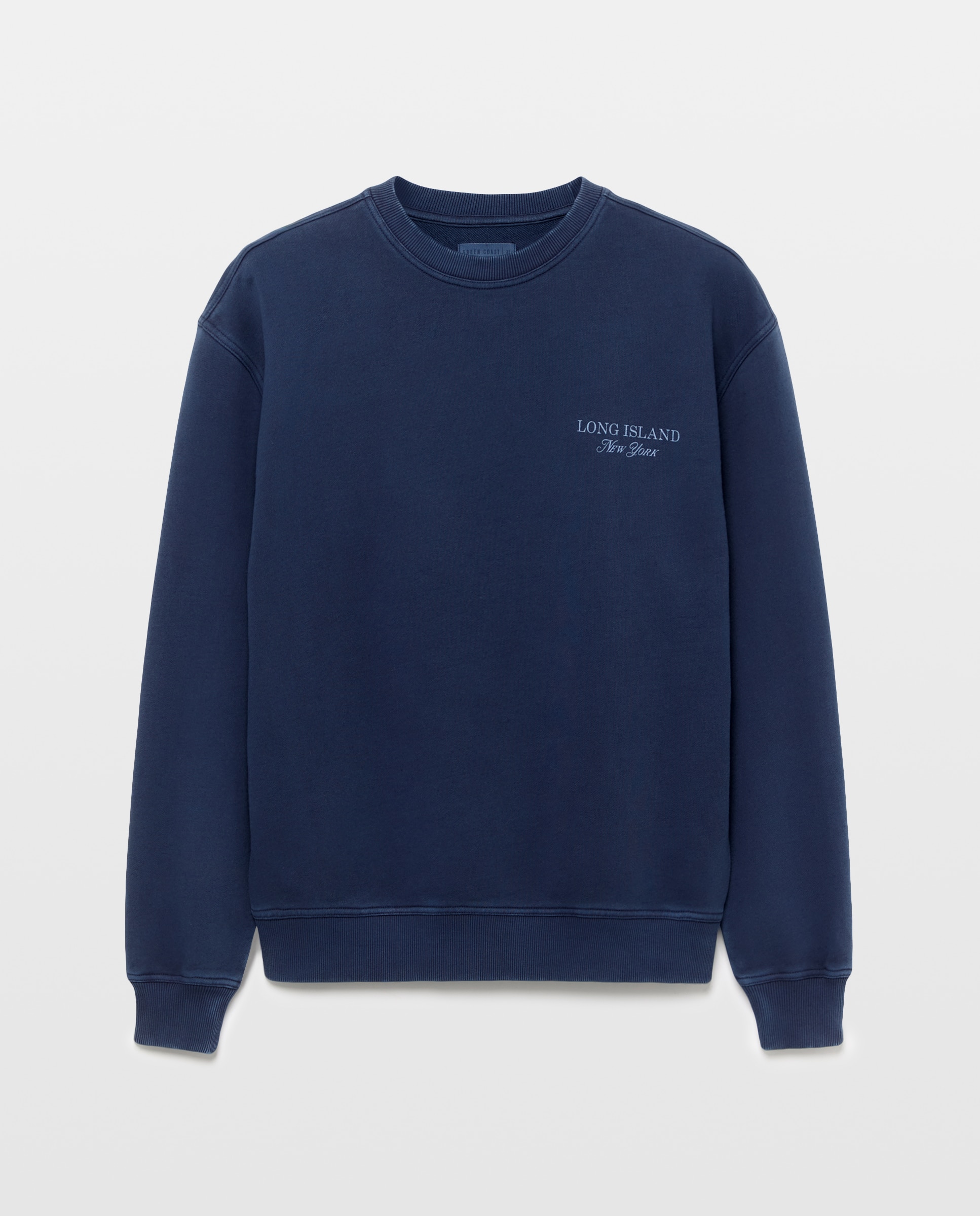 Sudadera de hombre cuello caja - Green Coast - Azul marino Azul marino-4