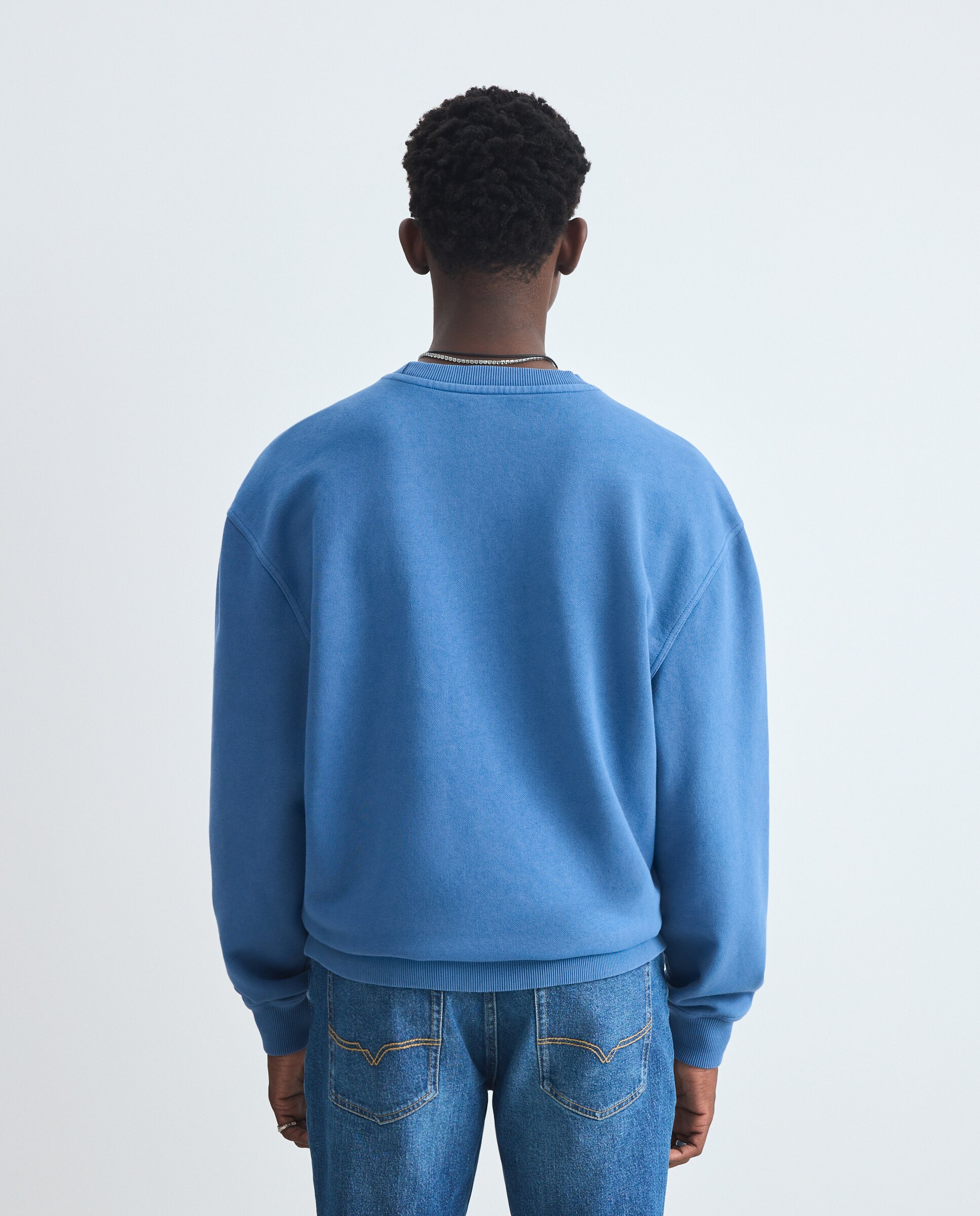 Sudadera de hombre cuello caja - Green Coast - 400 Azul 400 Azul-3