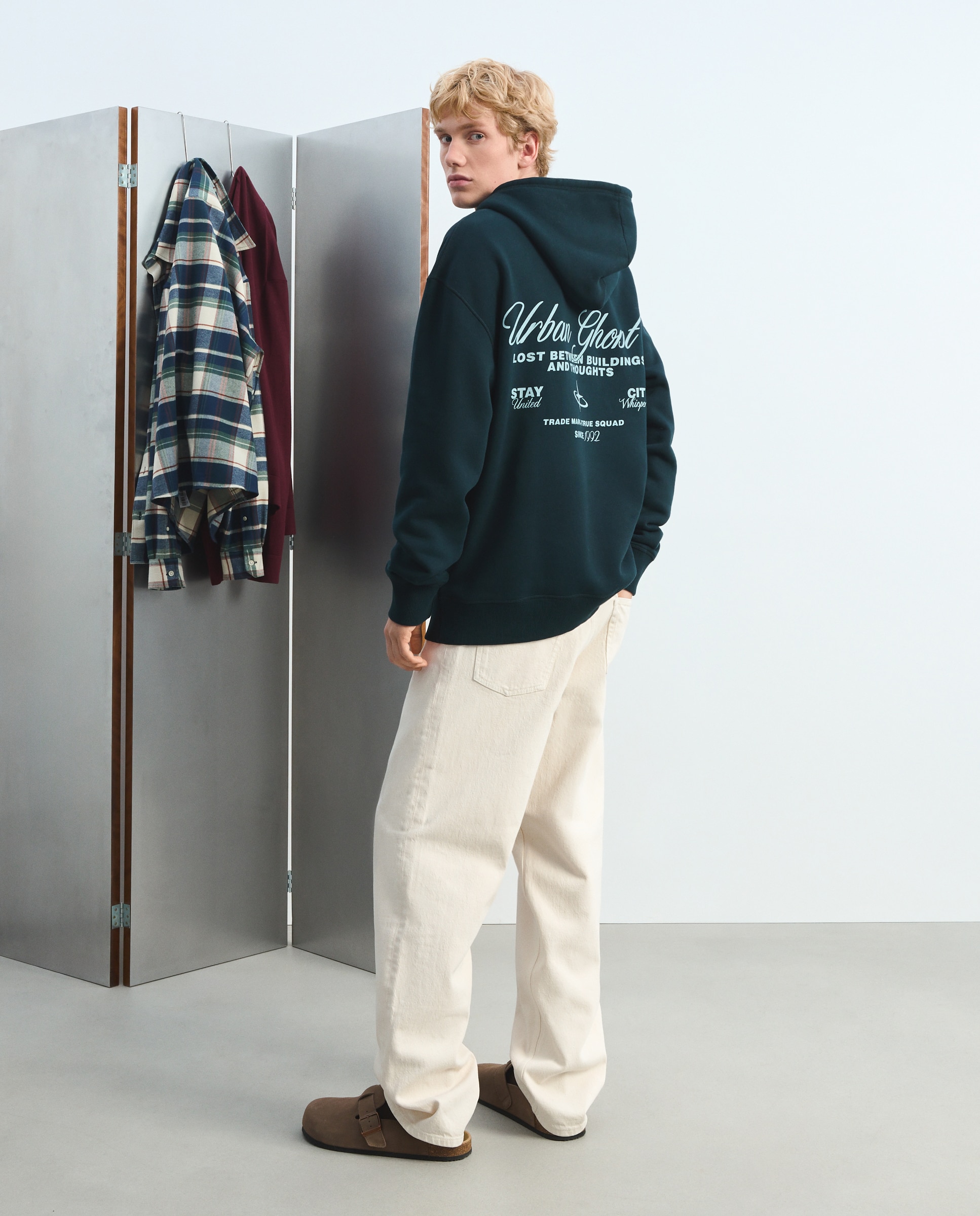 Sudadera de hombre con capucha - Green Coast - Esmeralda Esmeralda-1