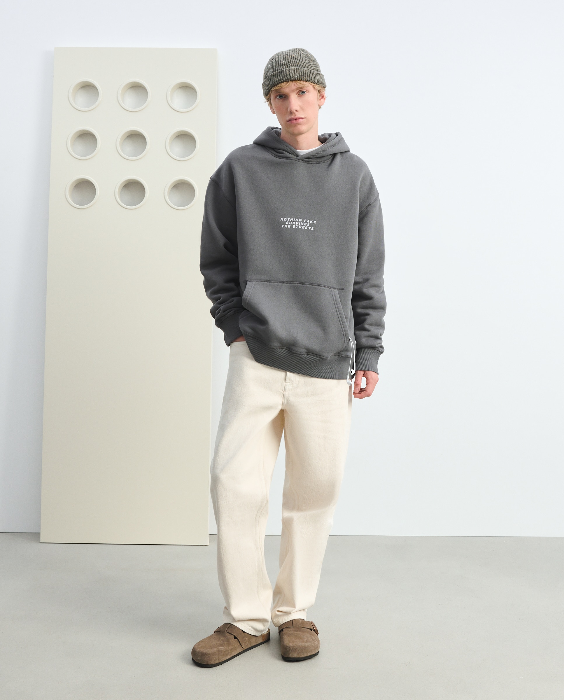 Sudadera de hombre con capucha - Green Coast - 830 Antracita 830 Antracita-2