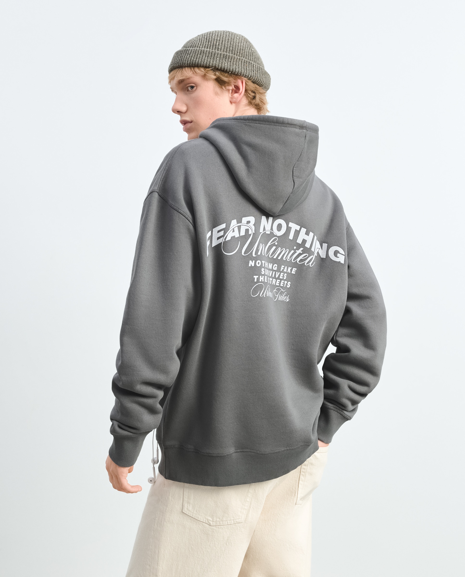 Sudadera de hombre con capucha - Green Coast - 830 Antracita 830 Antracita-3