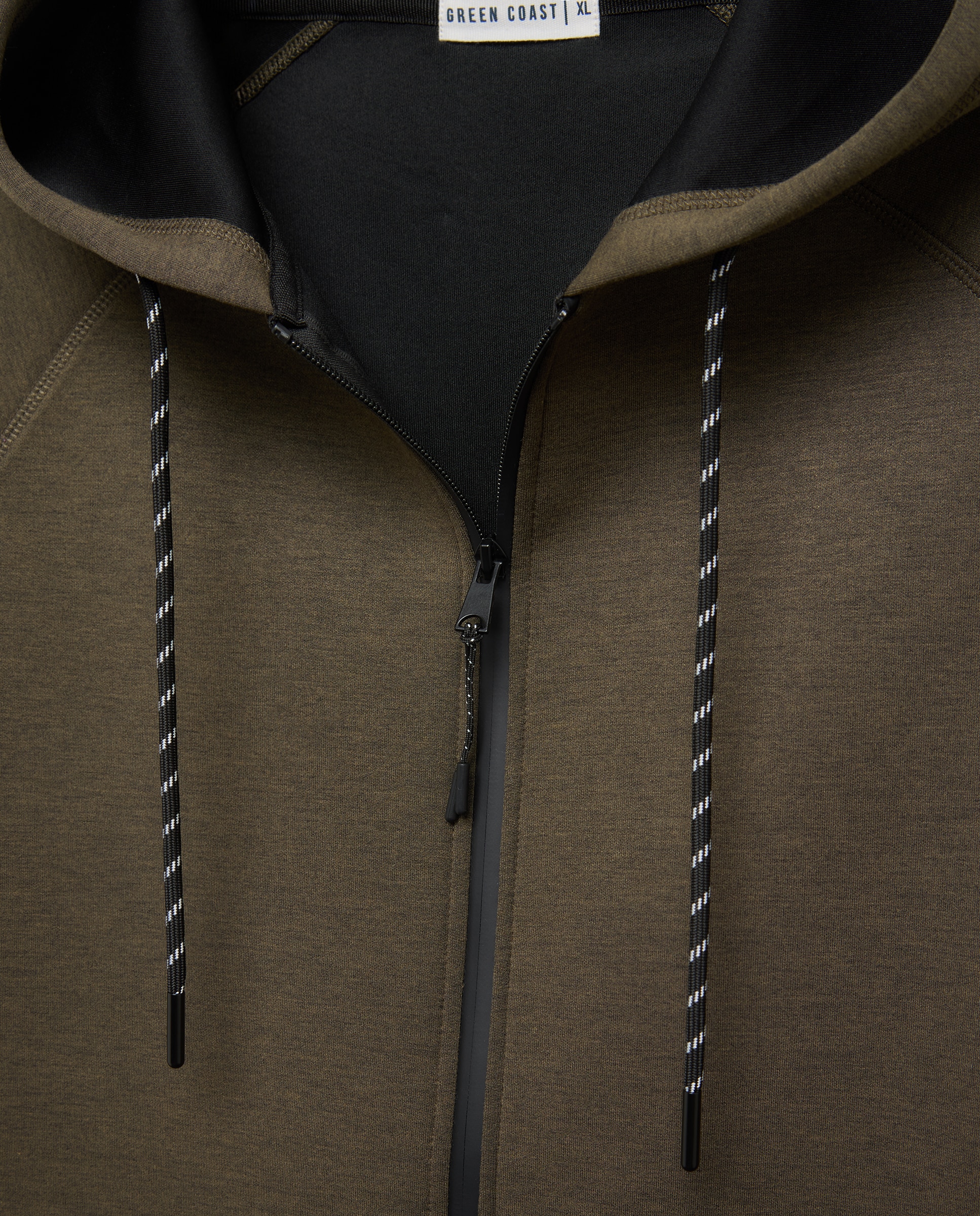 Sweatshirt Desportiva com Capuz 520 Caqui-2