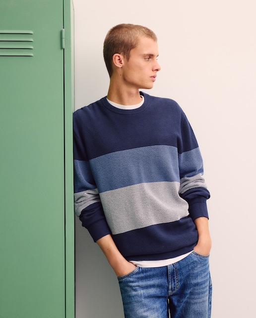 Imagen 0 de Jersey hombre fantasía cuello redondo