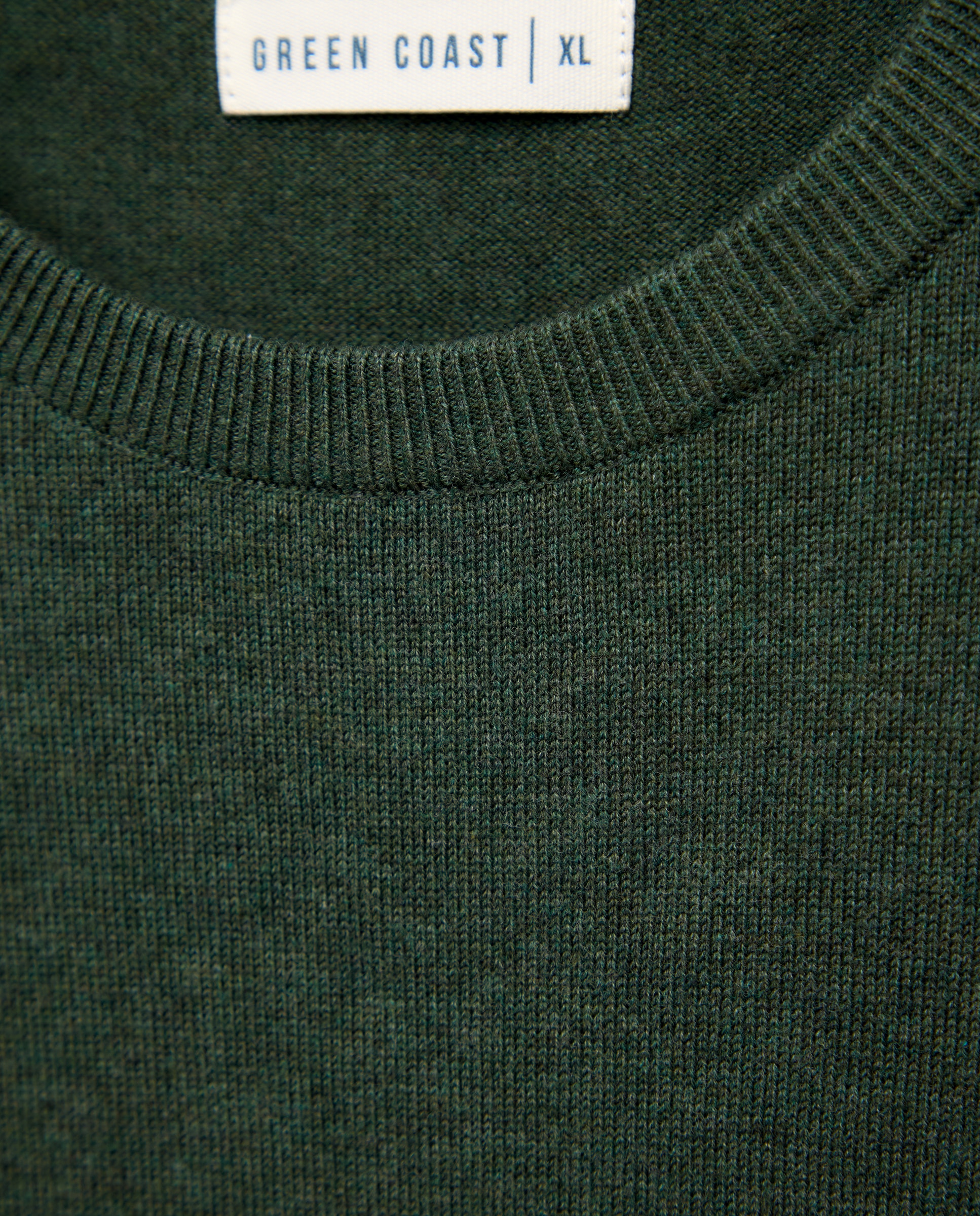 Jersey liso básico cuello redondo - Green Coast - 530 Verde oscuro 530 Verde oscuro-5