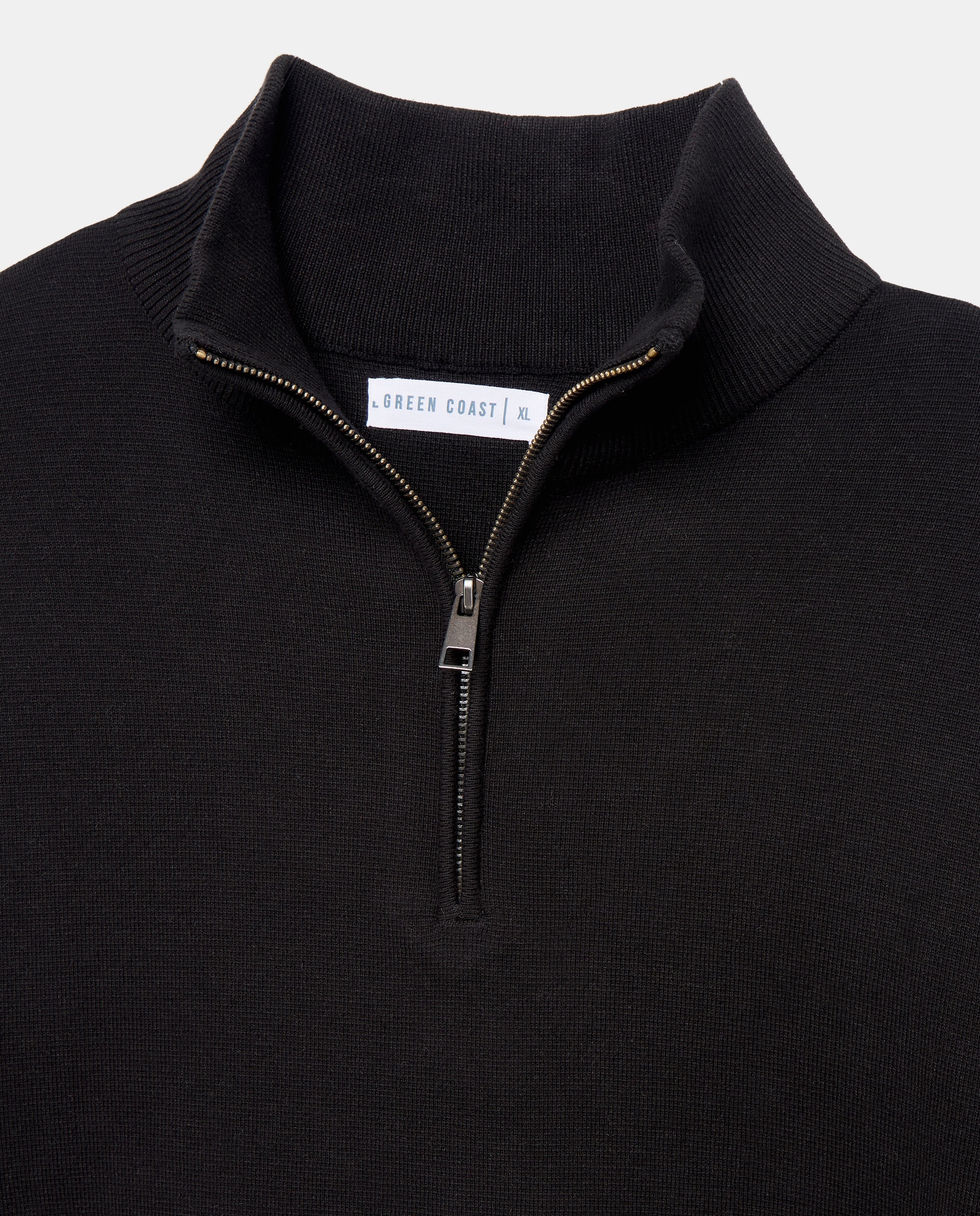 Jersey fantasía cuello cremallera - Green Coast - Negro Negro-5