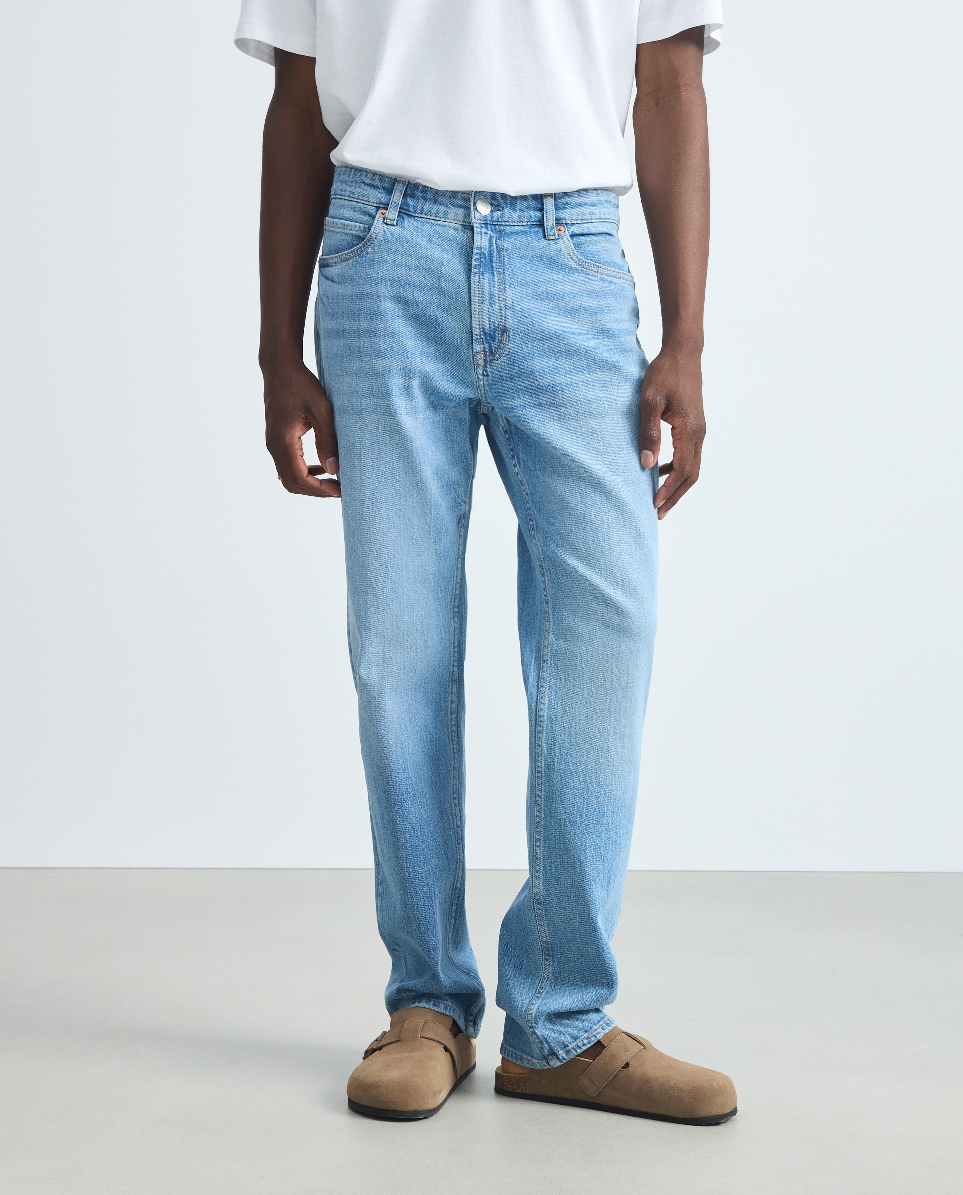 Imagen 2 de Pantalón vaquero regular de hombre. - Green Coast - 490 Petróleo 490 Petróleo