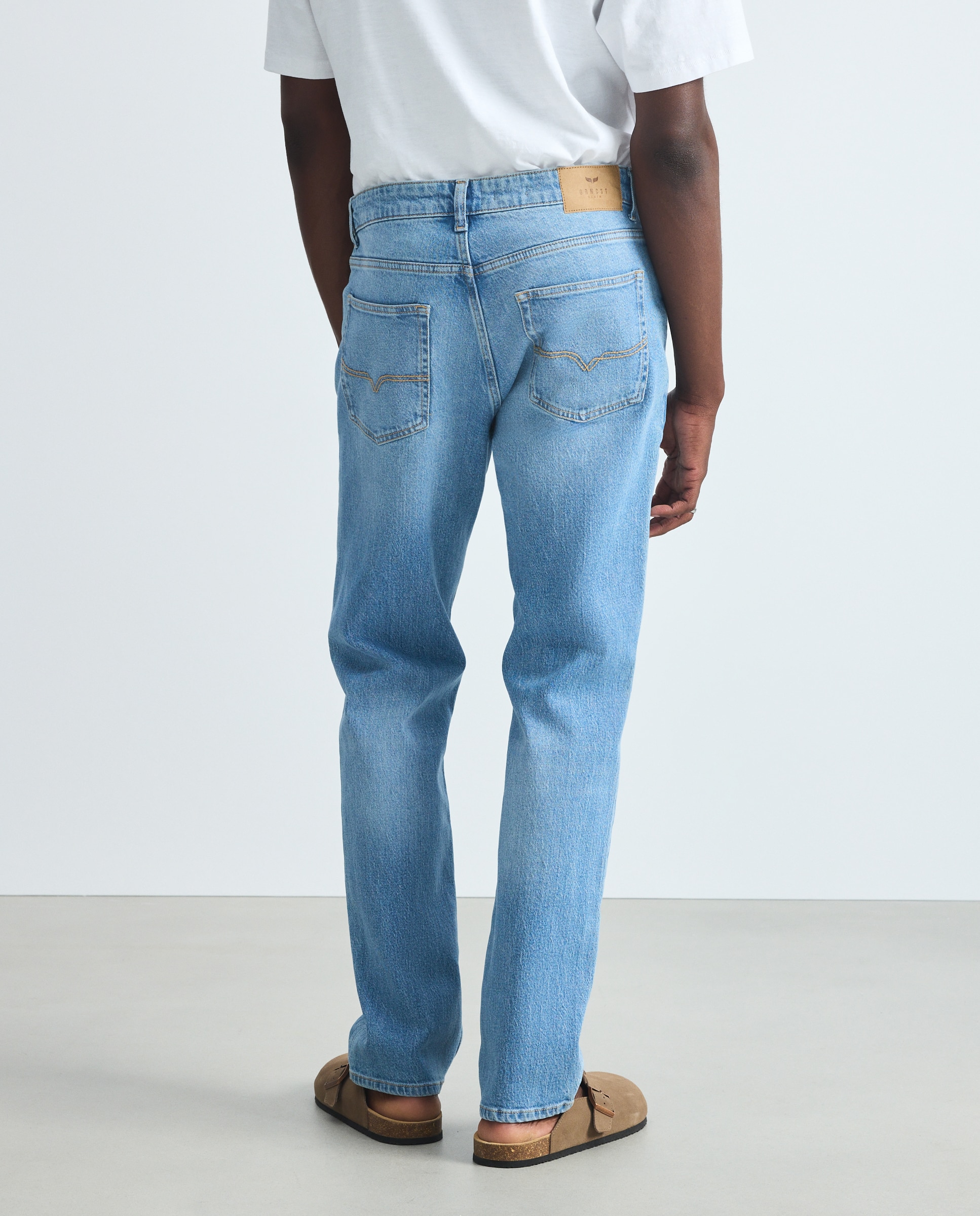 Imagen 3 de Pantalón vaquero regular de hombre. - Green Coast - 490 Petróleo 490 Petróleo