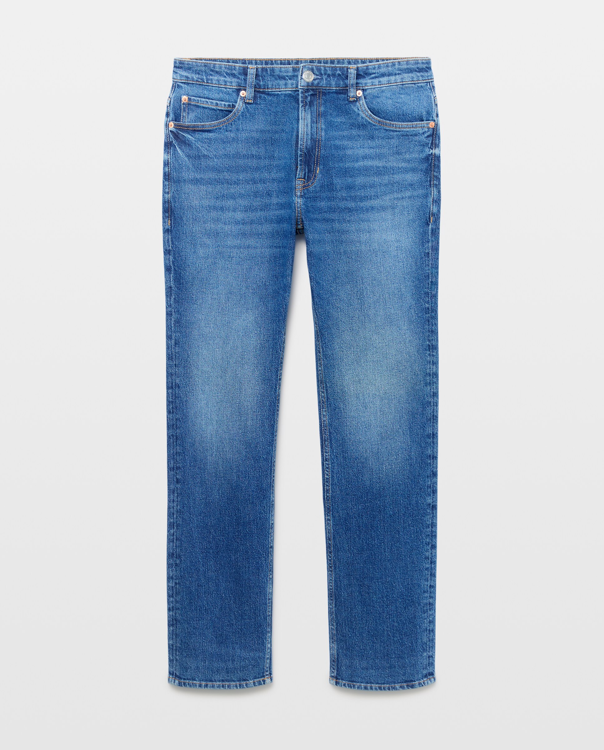 Imagen 4 de Pantalón vaquero regular de hombre. - Green Coast - Azul pálido Azul pálido