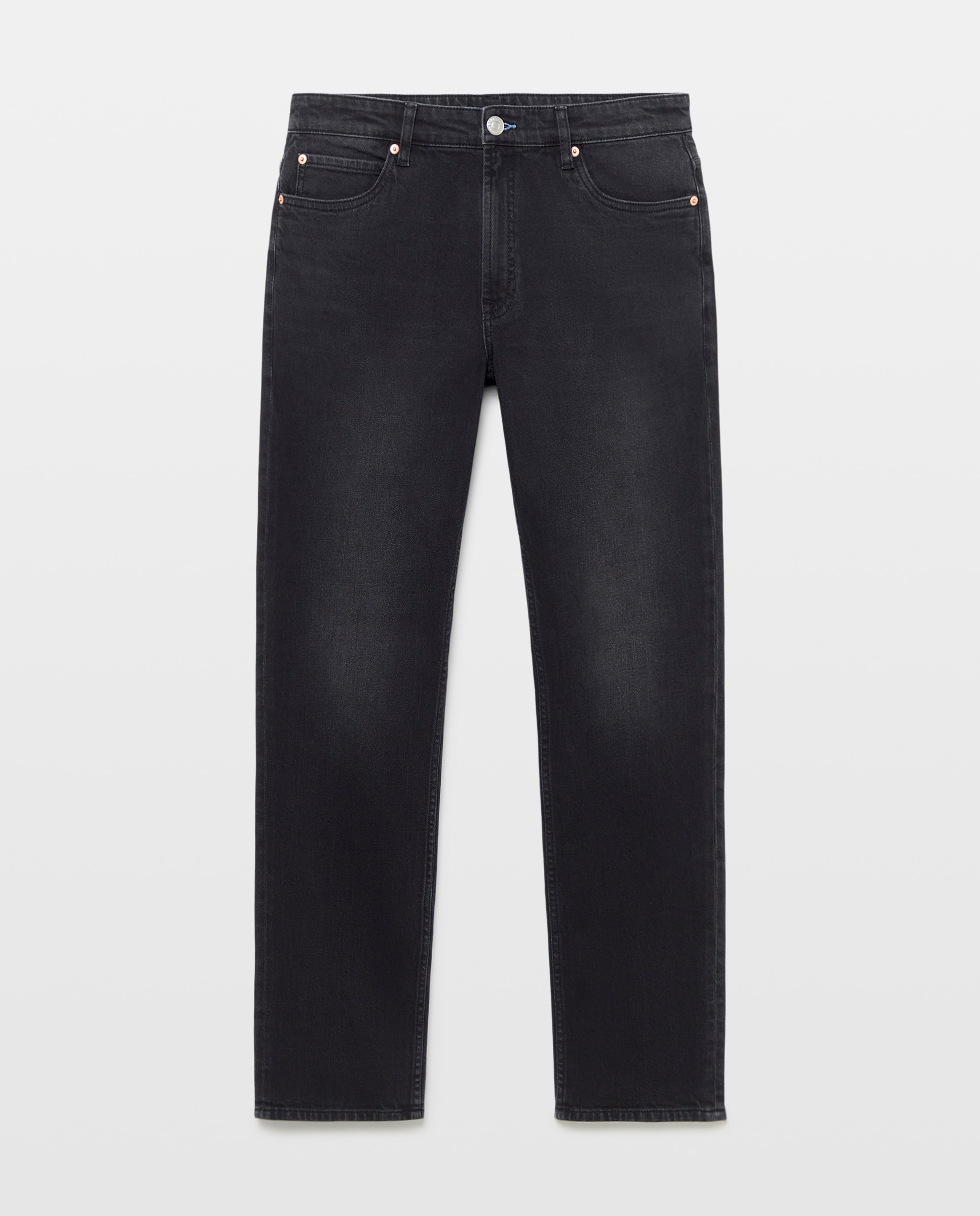 Imagen 4 de Pantalón vaquero regular de hombre. - Green Coast - Negro intenso Negro intenso