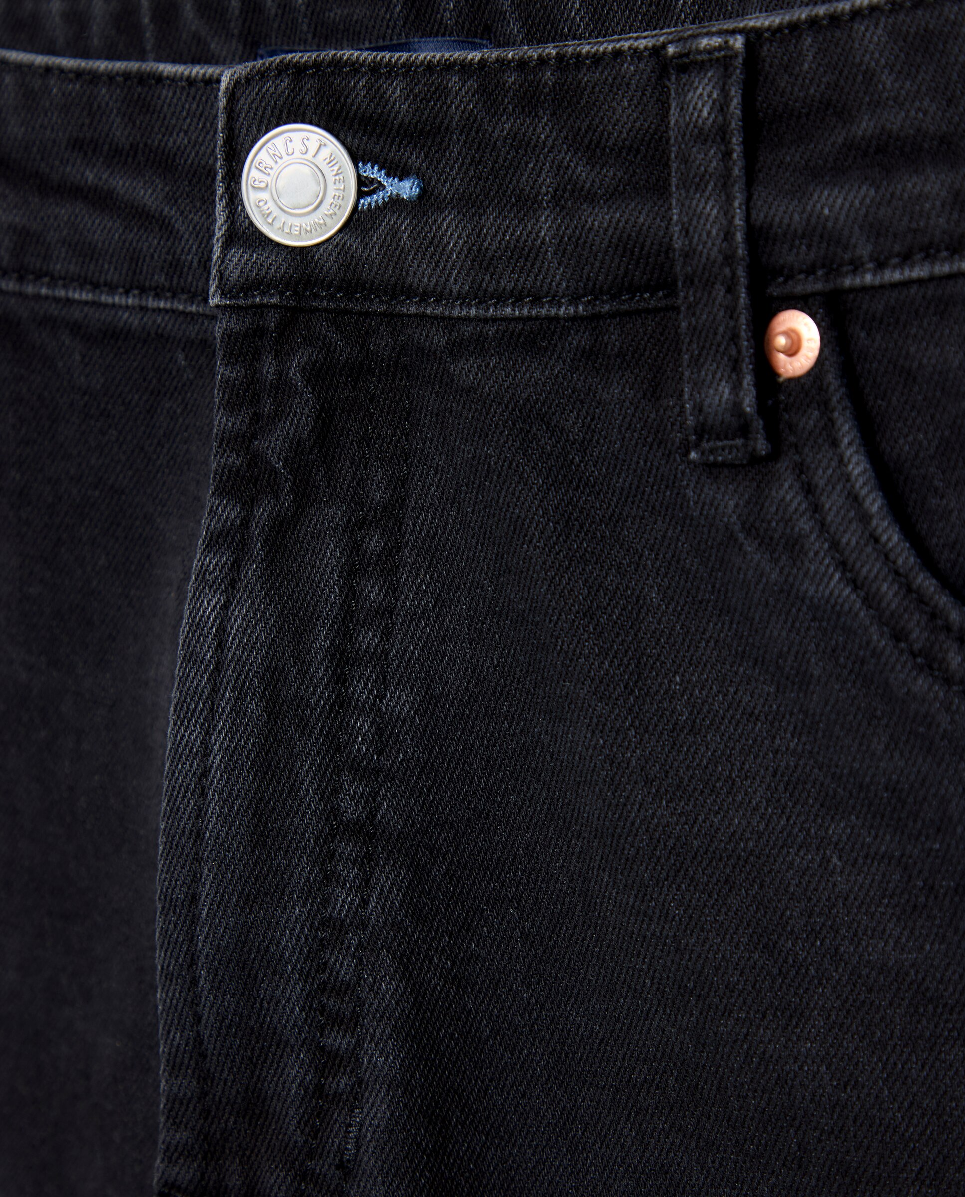 Imagen 5 de Pantalón vaquero regular de hombre. - Green Coast - Negro intenso Negro intenso