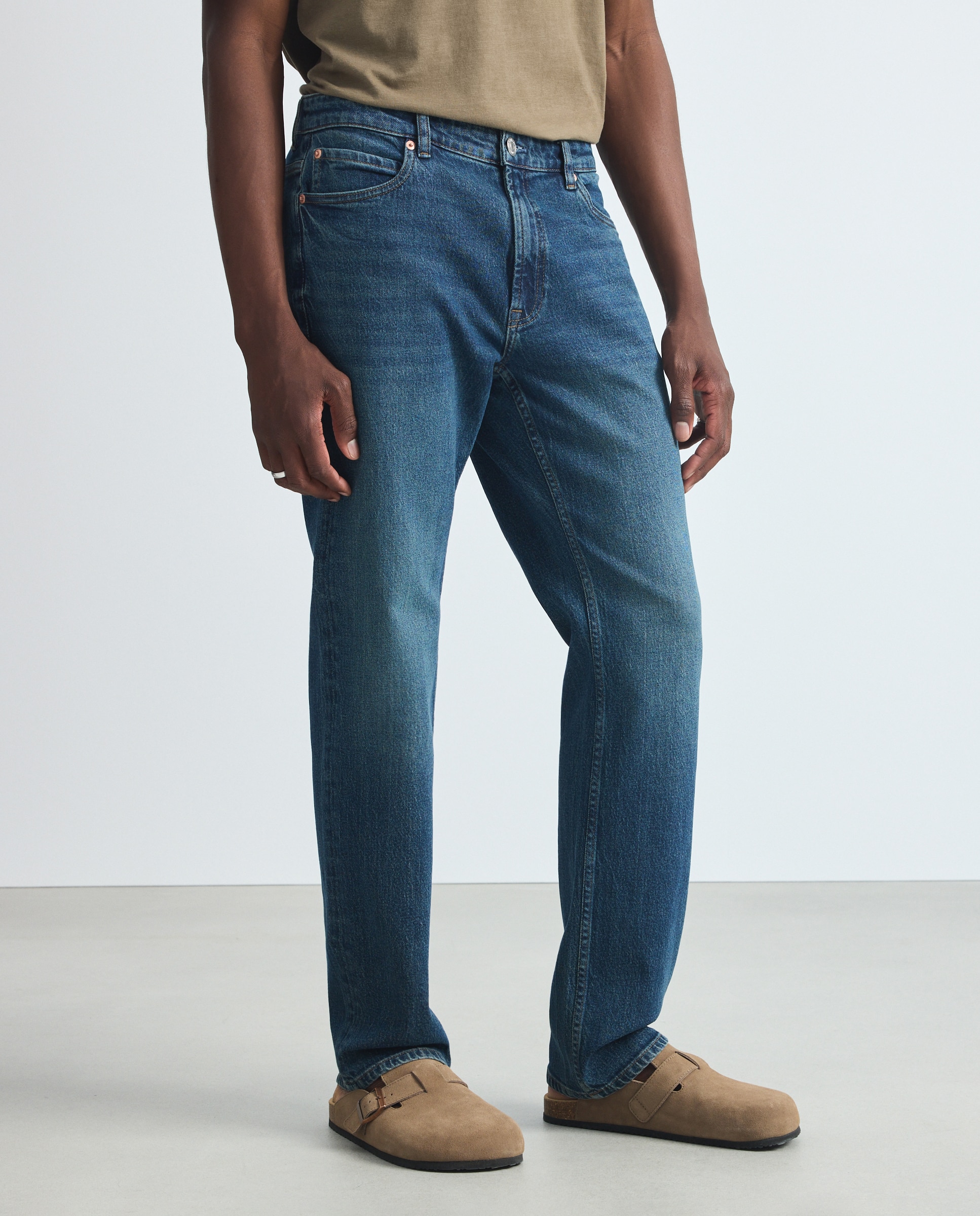 Jeans Straight Índigo-2