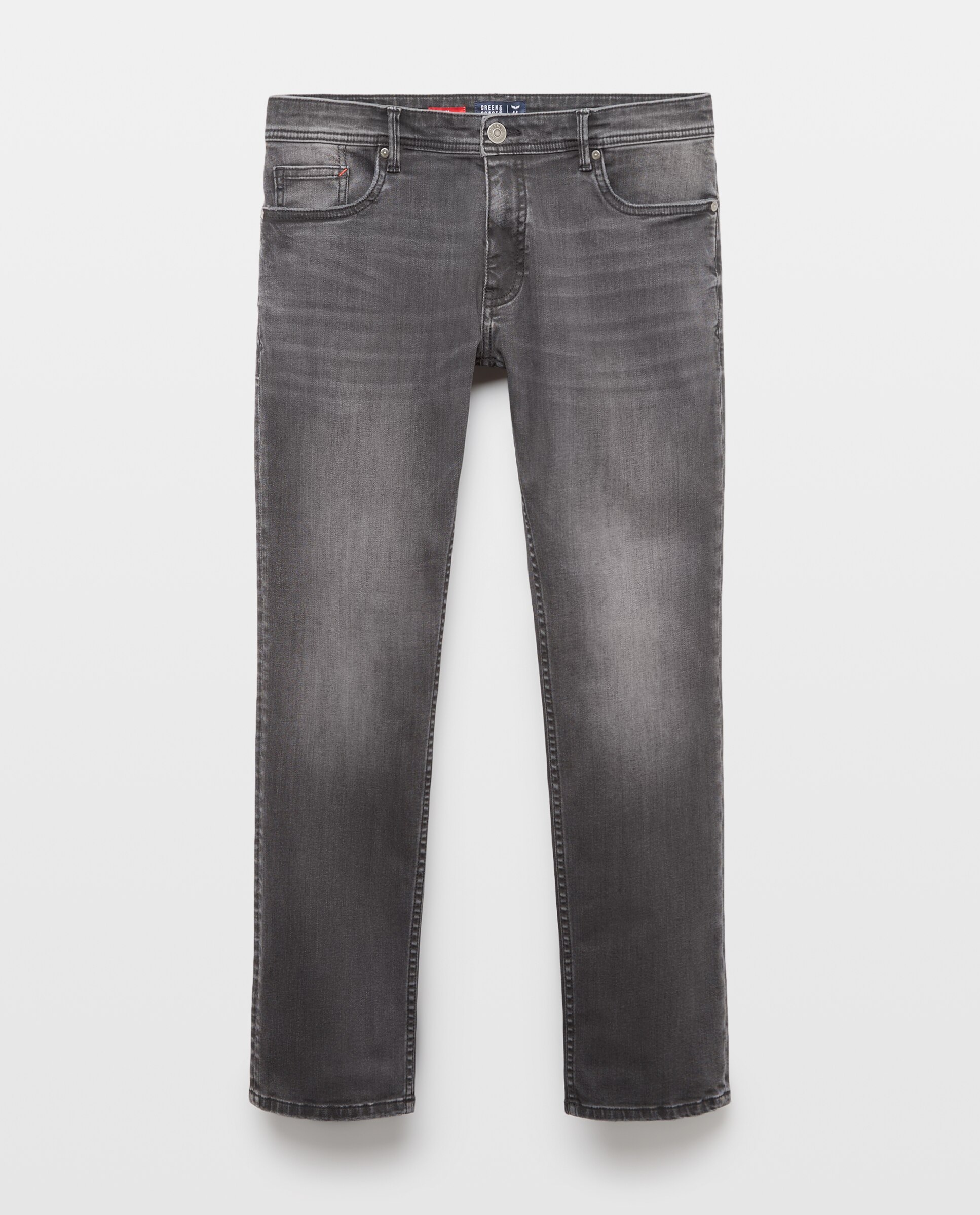 Pantalón vaquero slim de hombre. - Green Coast - Negro intenso Negro intenso-4