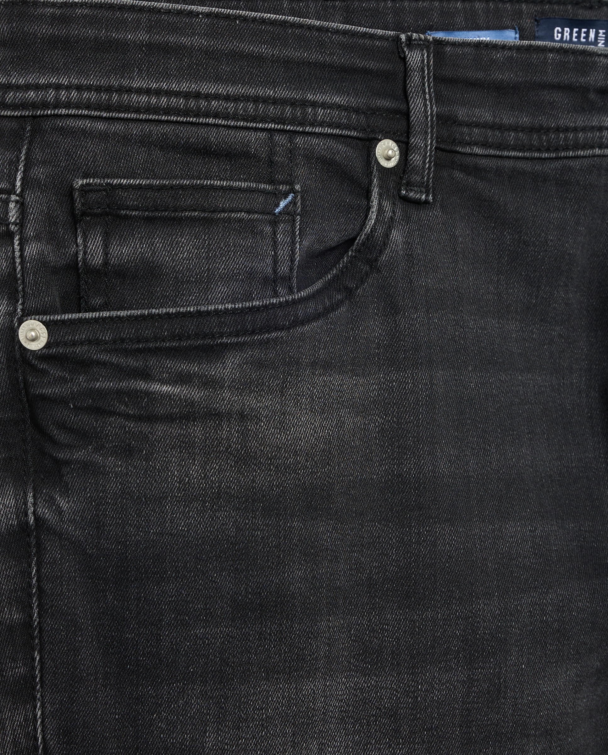 Imagen 5 de Pantalón vaquero de hombre con fit skinny. - Green Coast - Negro intenso Negro intenso