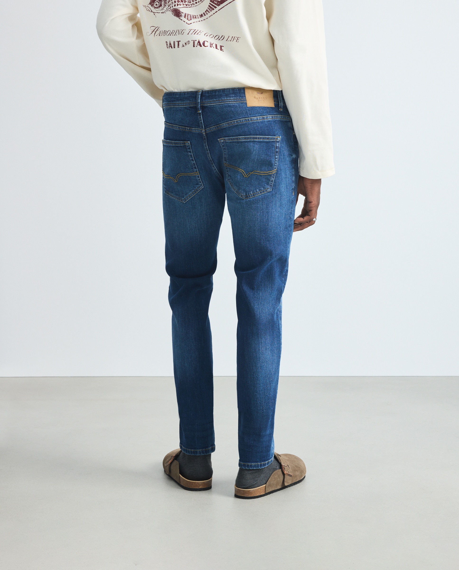 Jeans Skinny Fit Azul Suave-3