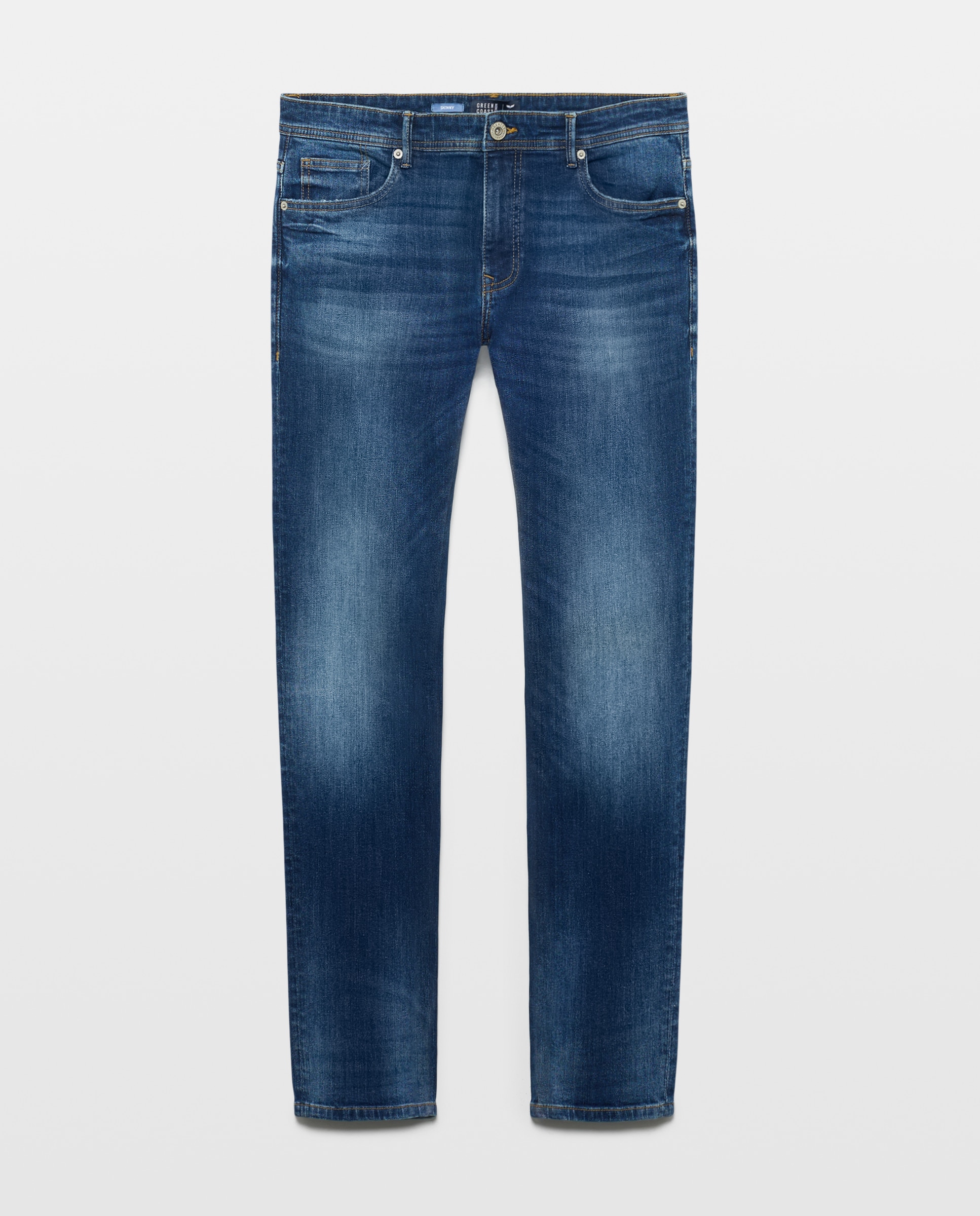 Jeans Skinny Fit Azul Suave-4