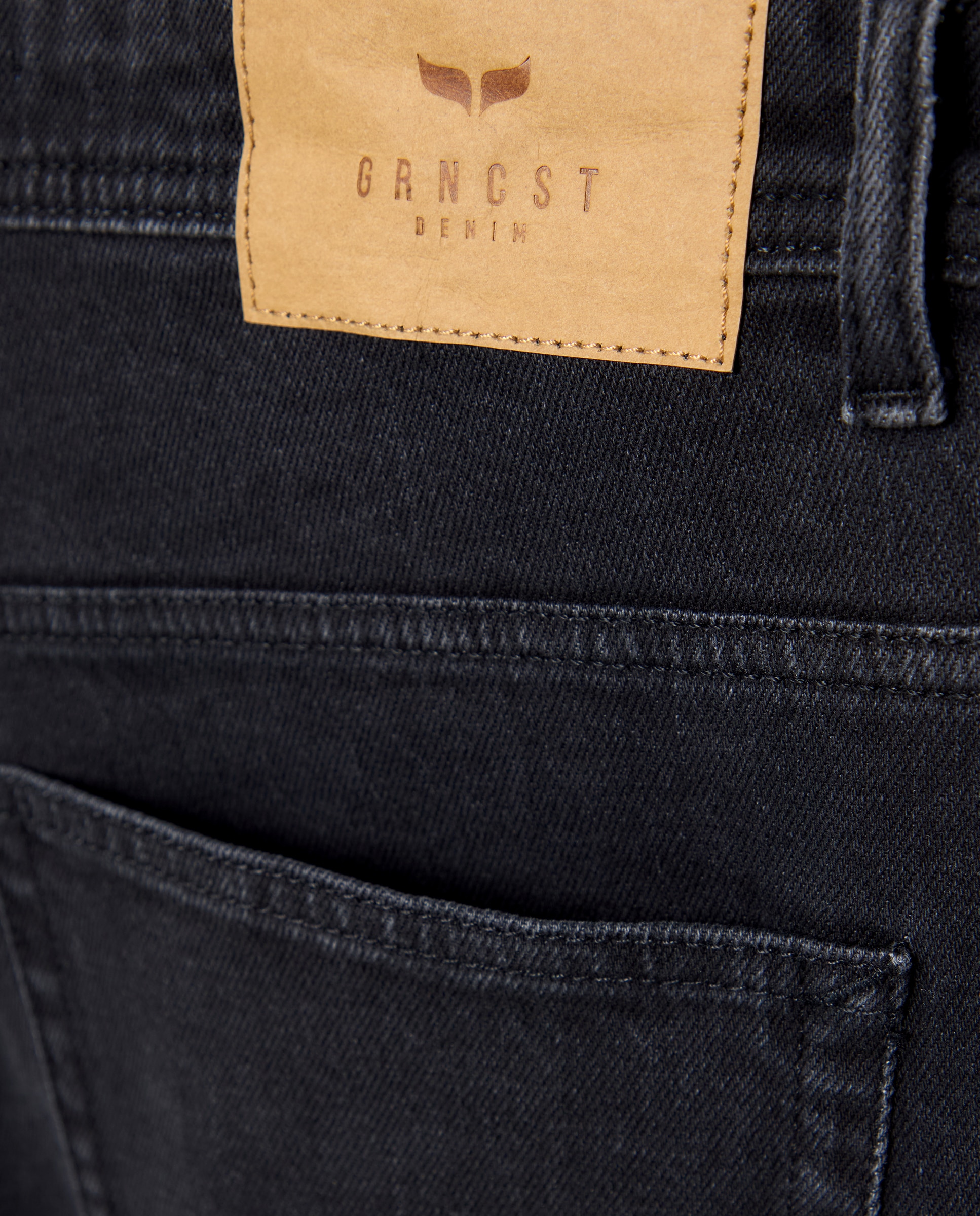 Pantalón vaquero de hombre con fit tapered. - Green Coast - Negro intenso Negro intenso-5