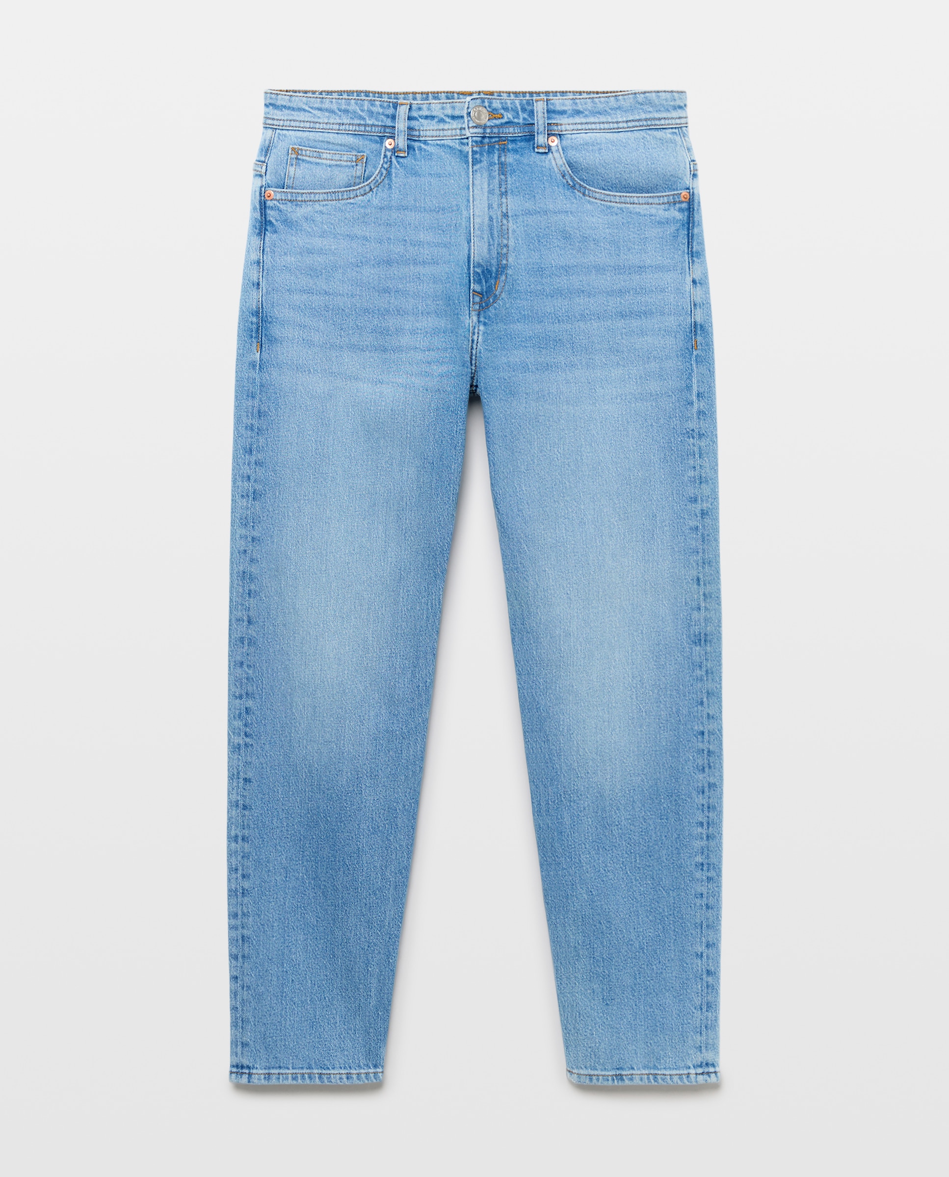 Pantalón vaquero de hombre con fit tapered. - Green Coast - 490 Petróleo 490 Petróleo-4